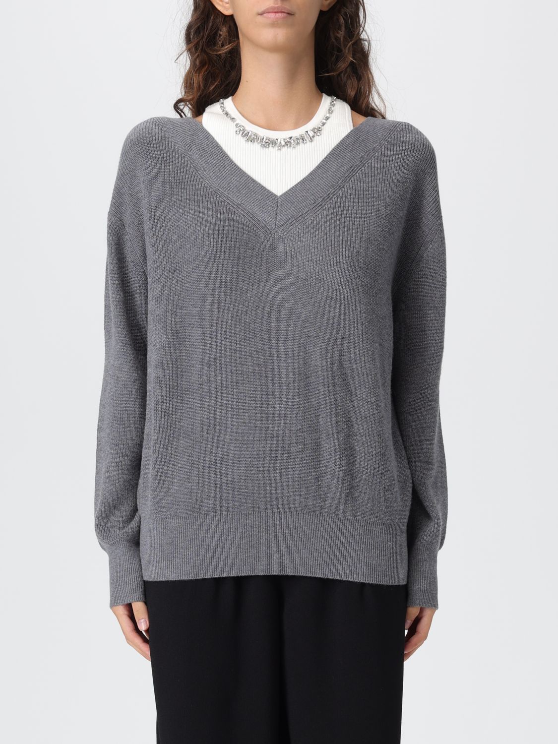Liu •jo Sweatshirt Liu Jo Woman Color Grey In Gray