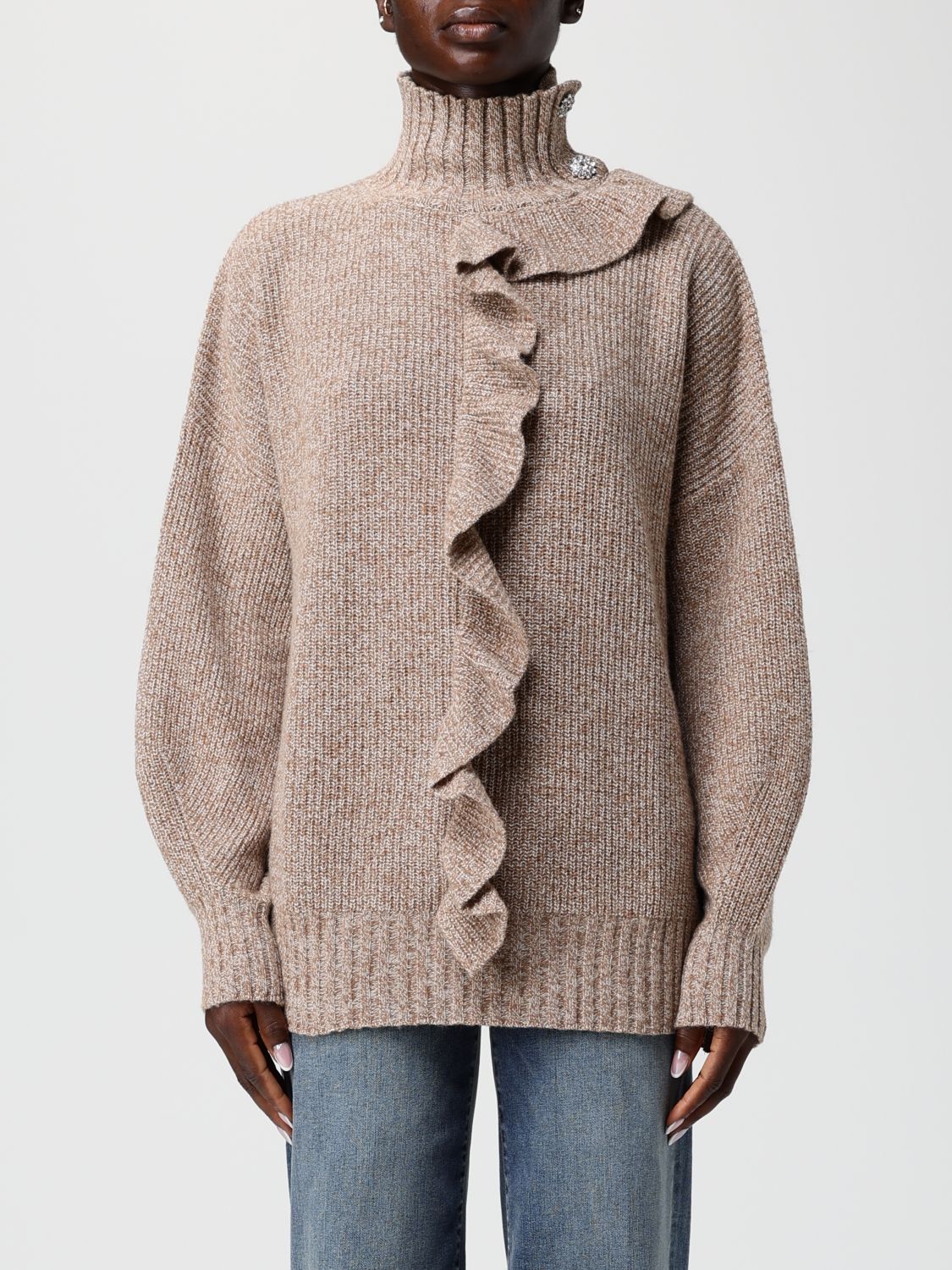 Liu •jo Sweater Liu Jo Woman Color Beige In Brown