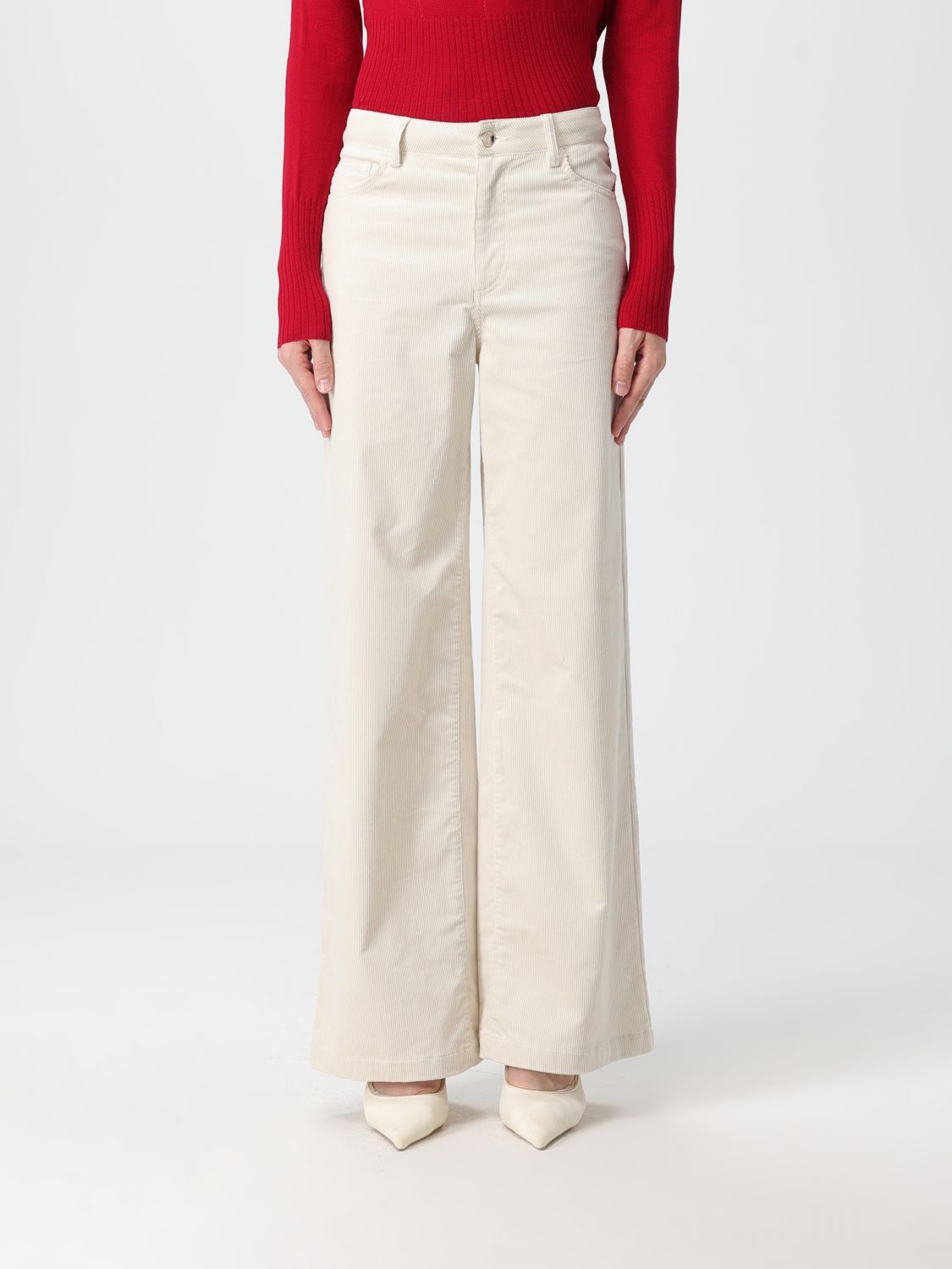 Liu •jo Pants Liu Jo Woman Color Cream In White