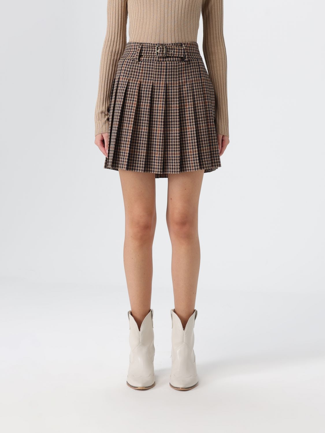 Liu •jo Skirt Liu Jo Woman Color Beige In Brown