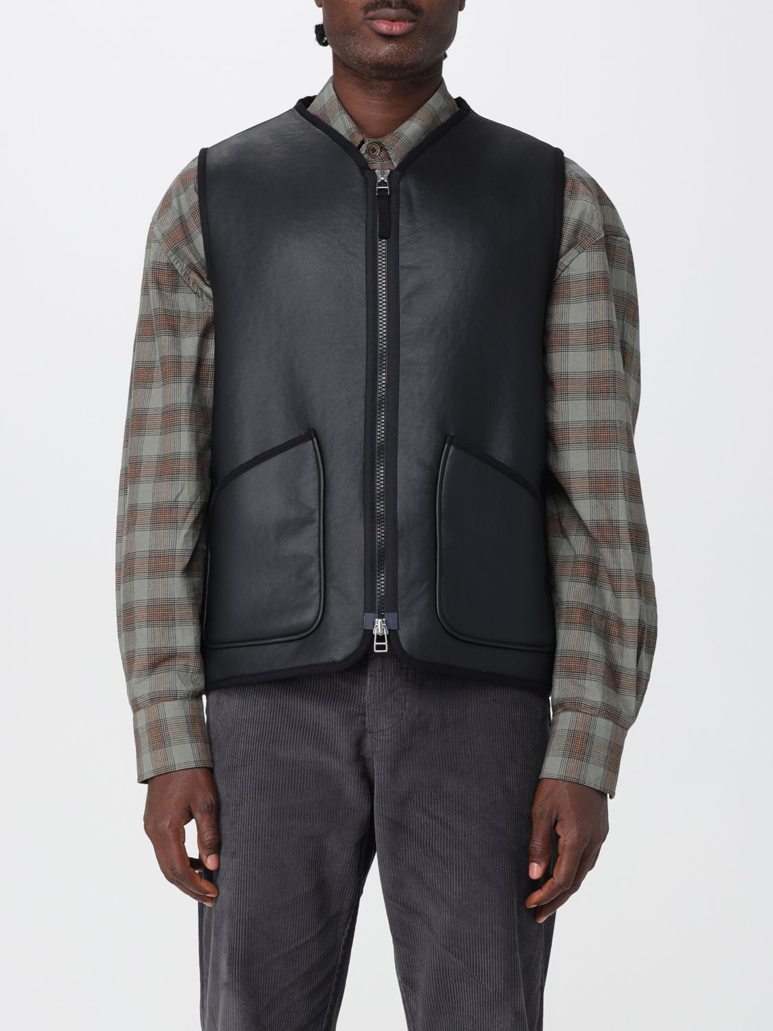 Universal Works Suit Vest Men Color Black In Black
