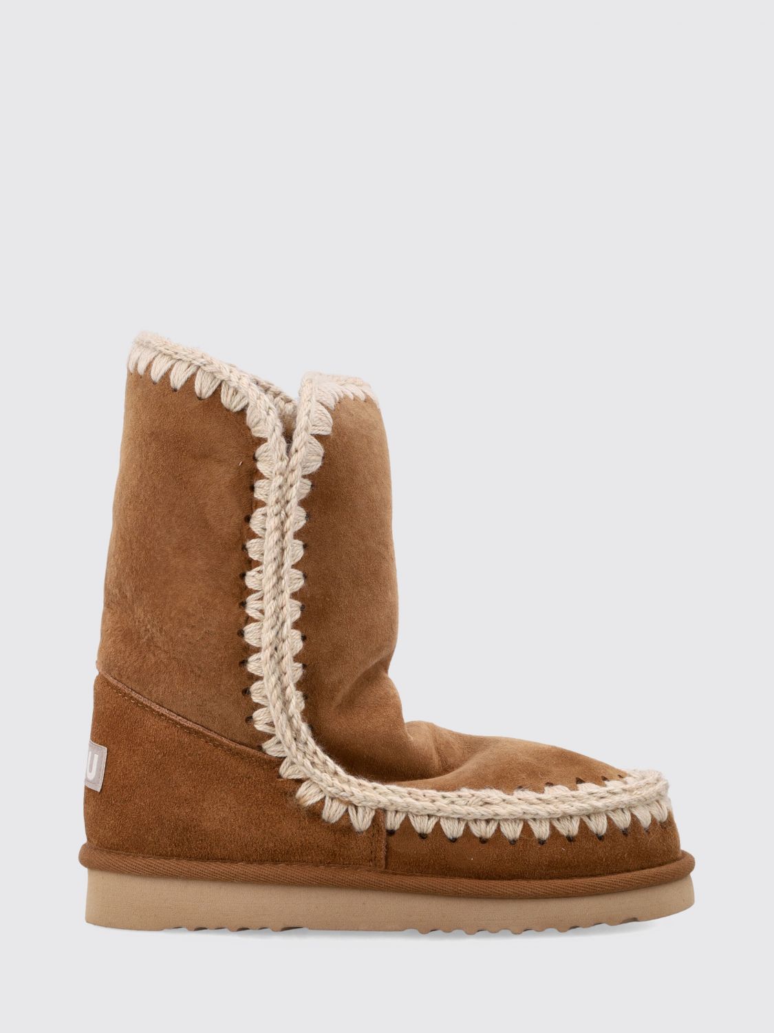 Mou Flat Ankle Boot  Woman Color Brown In Brown