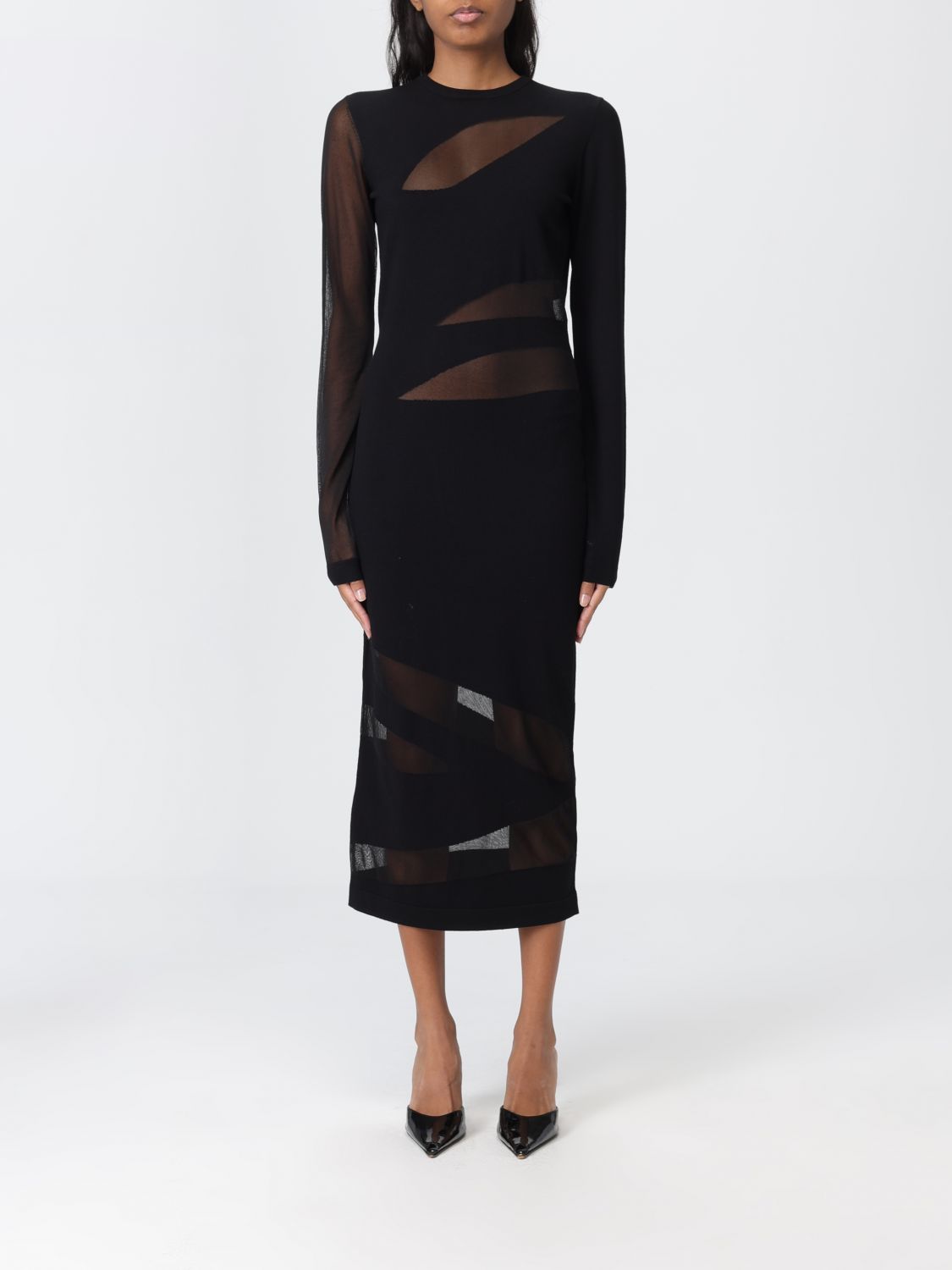 Just Cavalli Dress  Woman Color Black In Black