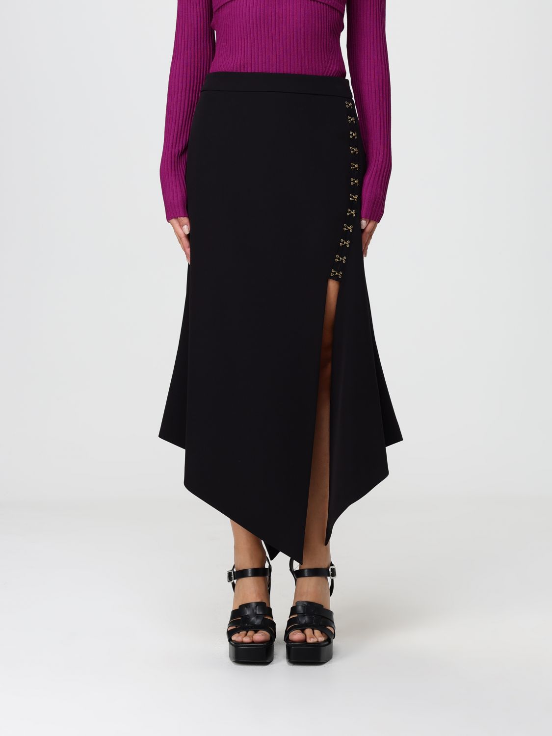 Just Cavalli Skirt  Woman Color Black In Black