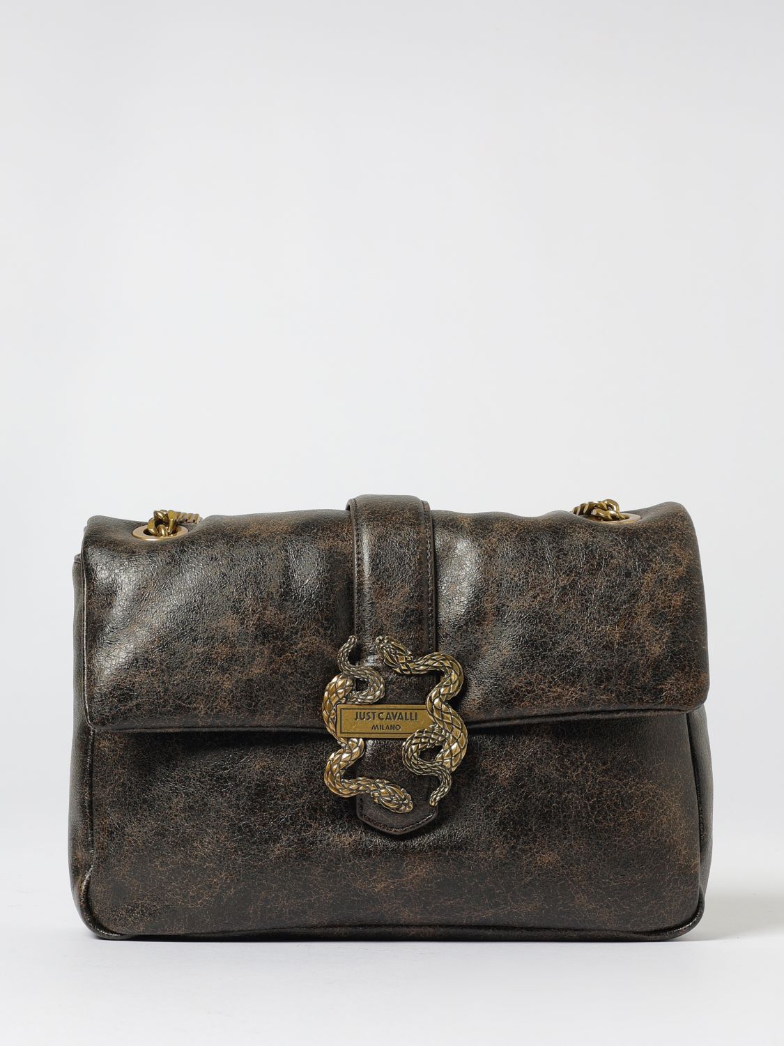 Just Cavalli Crossbody Bags  Woman Color Brown In Brown