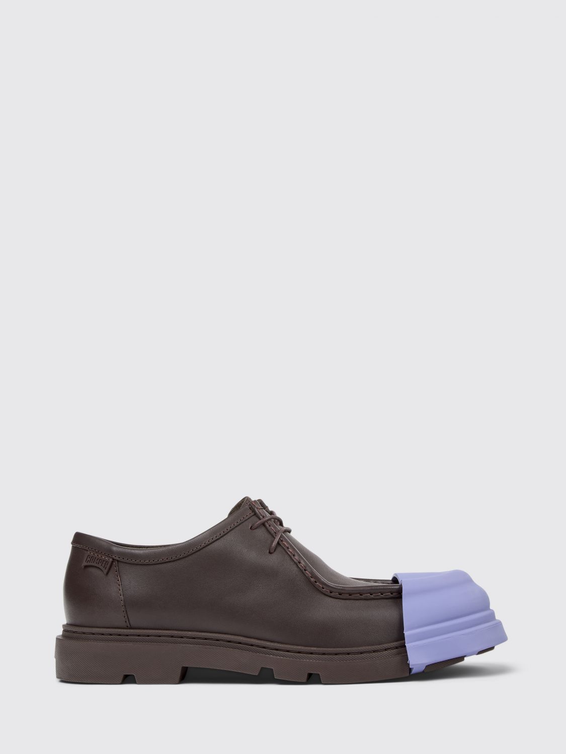 Camper Junction Leather Oxford Shoes In Brown