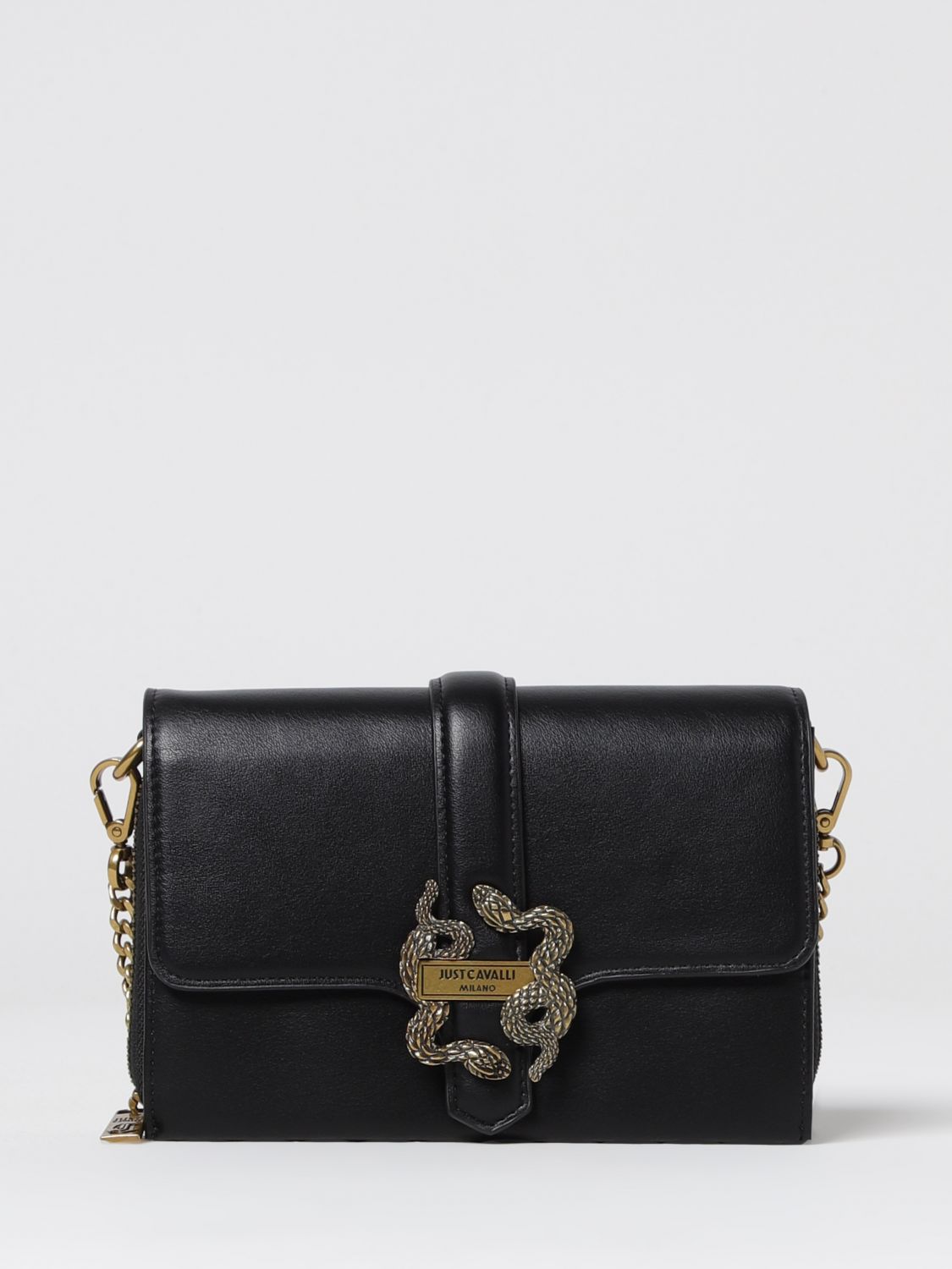 Just Cavalli Wallet Woman Color Black In Black