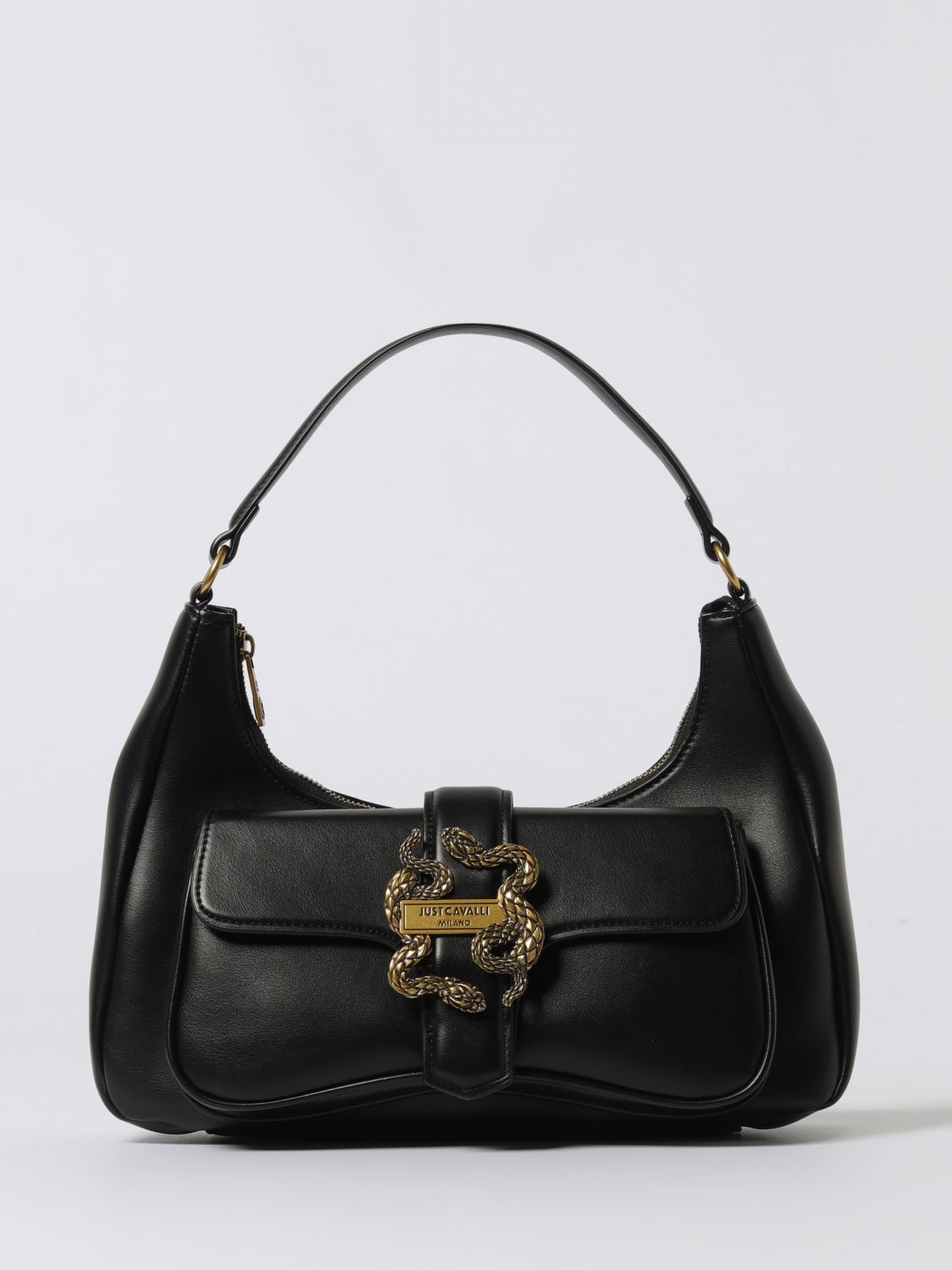 Just Cavalli Shoulder Bag  Woman Color Black In Black