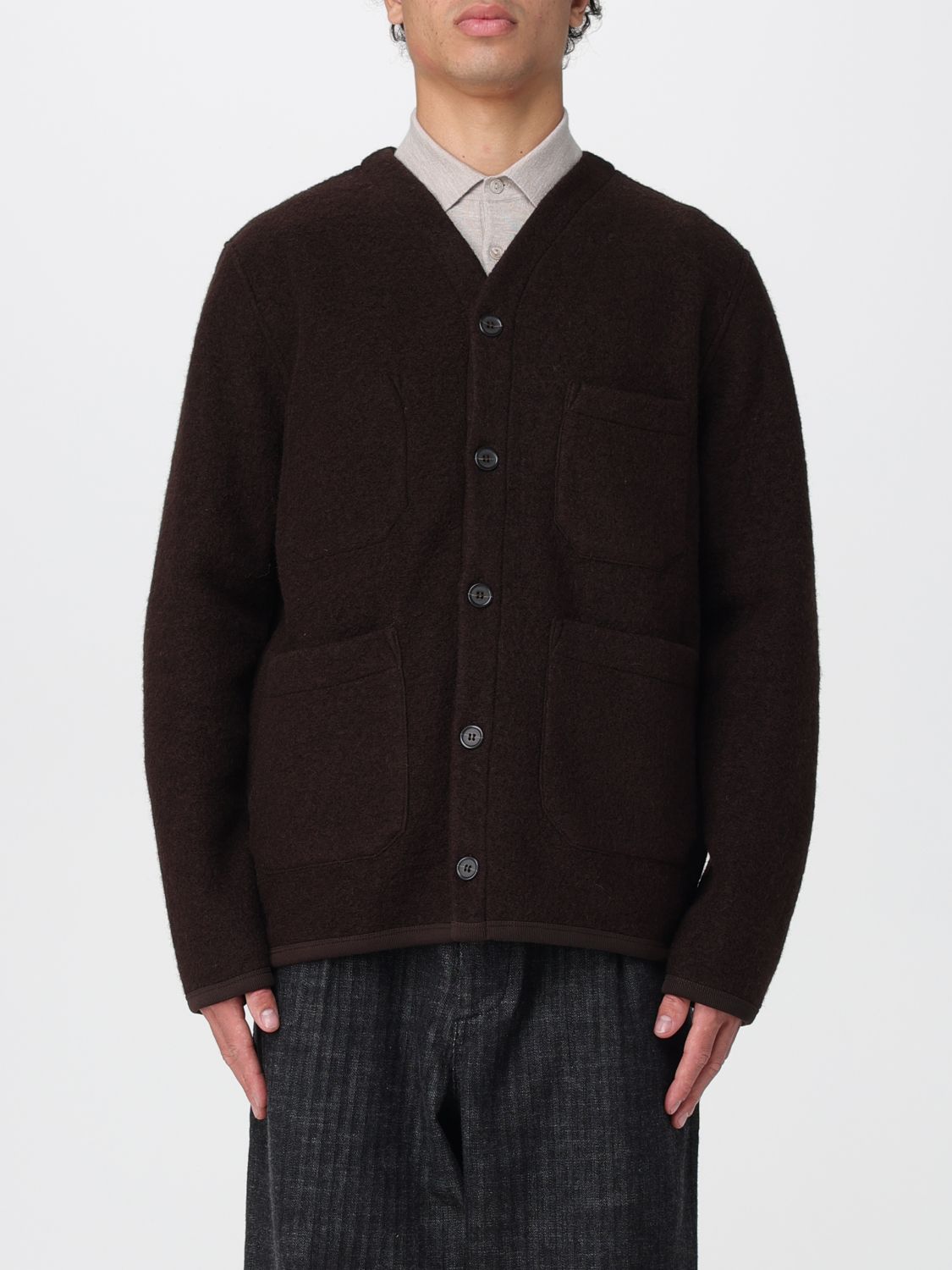 Universal Works Sweater  Men Color Brown In Brown