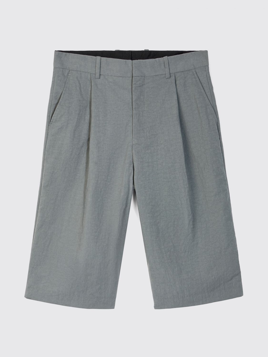 Camperlab Pleated Tailored Shorts In Gray