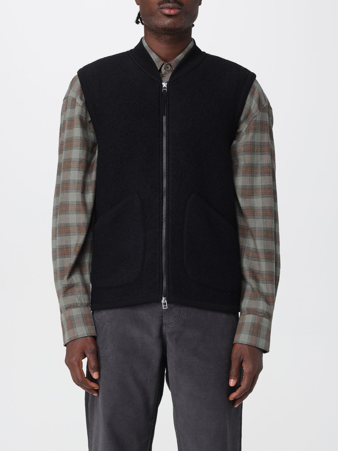 Universal Works Suit Vest in Black