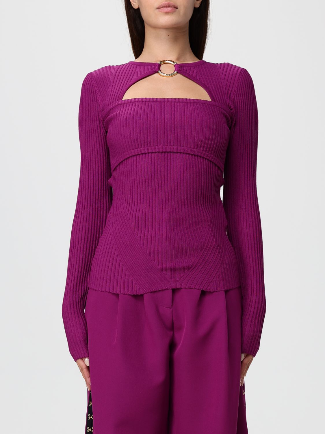 Just Cavalli Sweater  Woman Color Violet In Purple