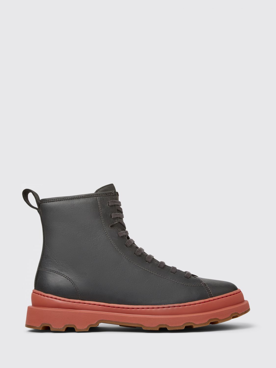 Camper Brutus Lace-up Boots In Black