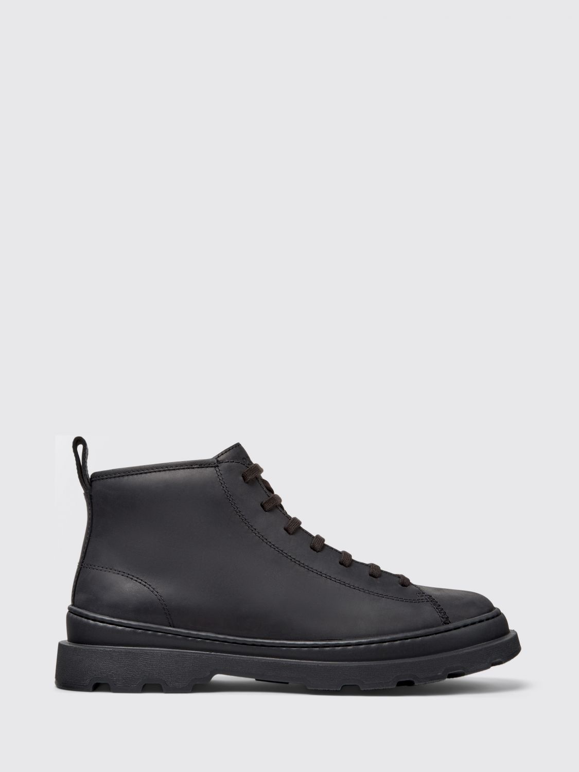 Camper Brutus Lace-up Boots In Black