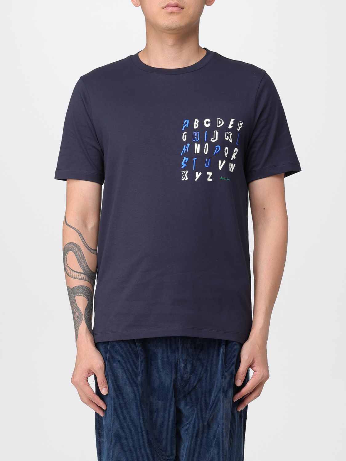 Paul Smith T-shirt  Men Color Navy In Blue
