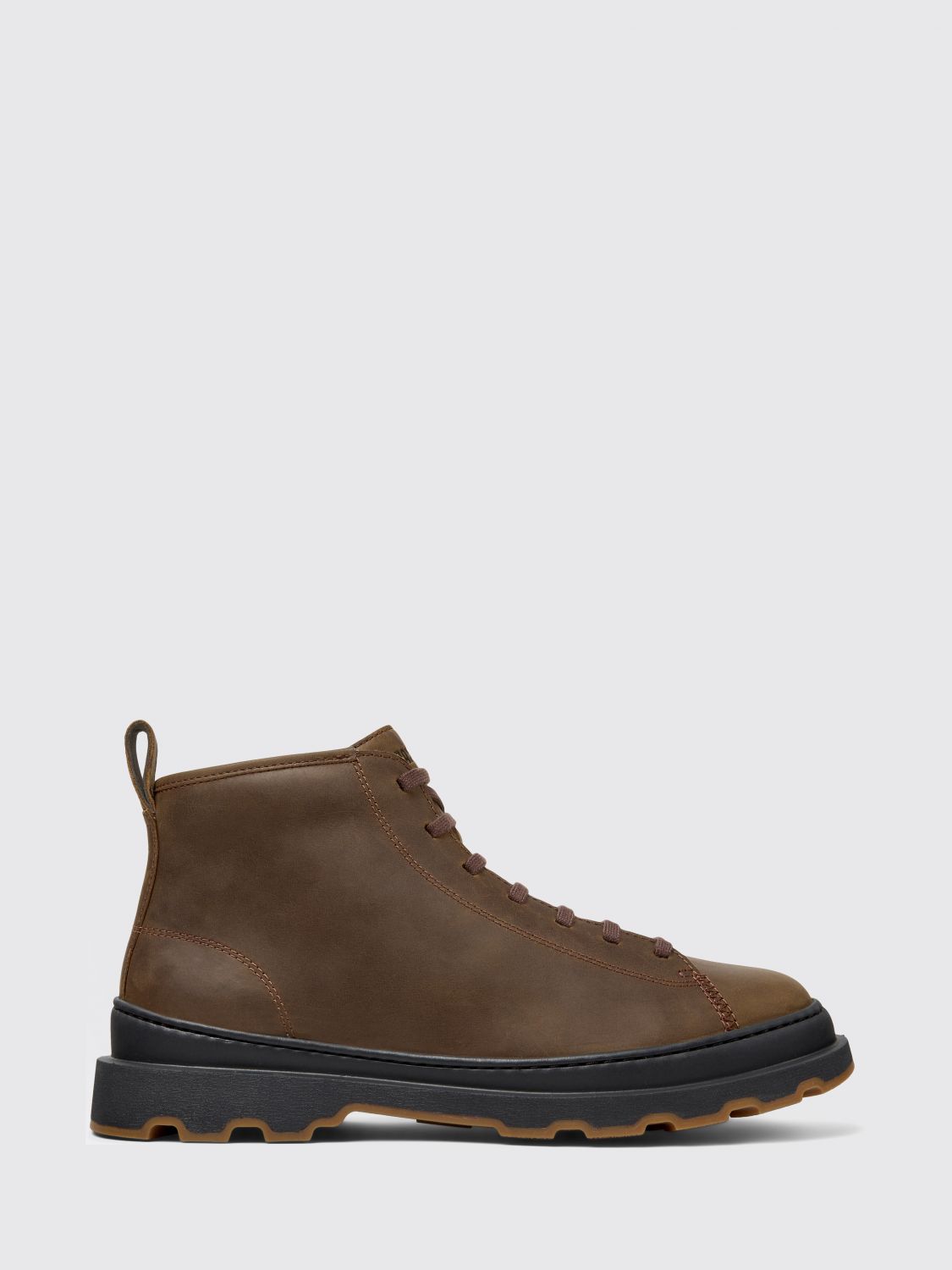 Camper Brutus Lace-up Chunky-sole Hiking Boots In Brown