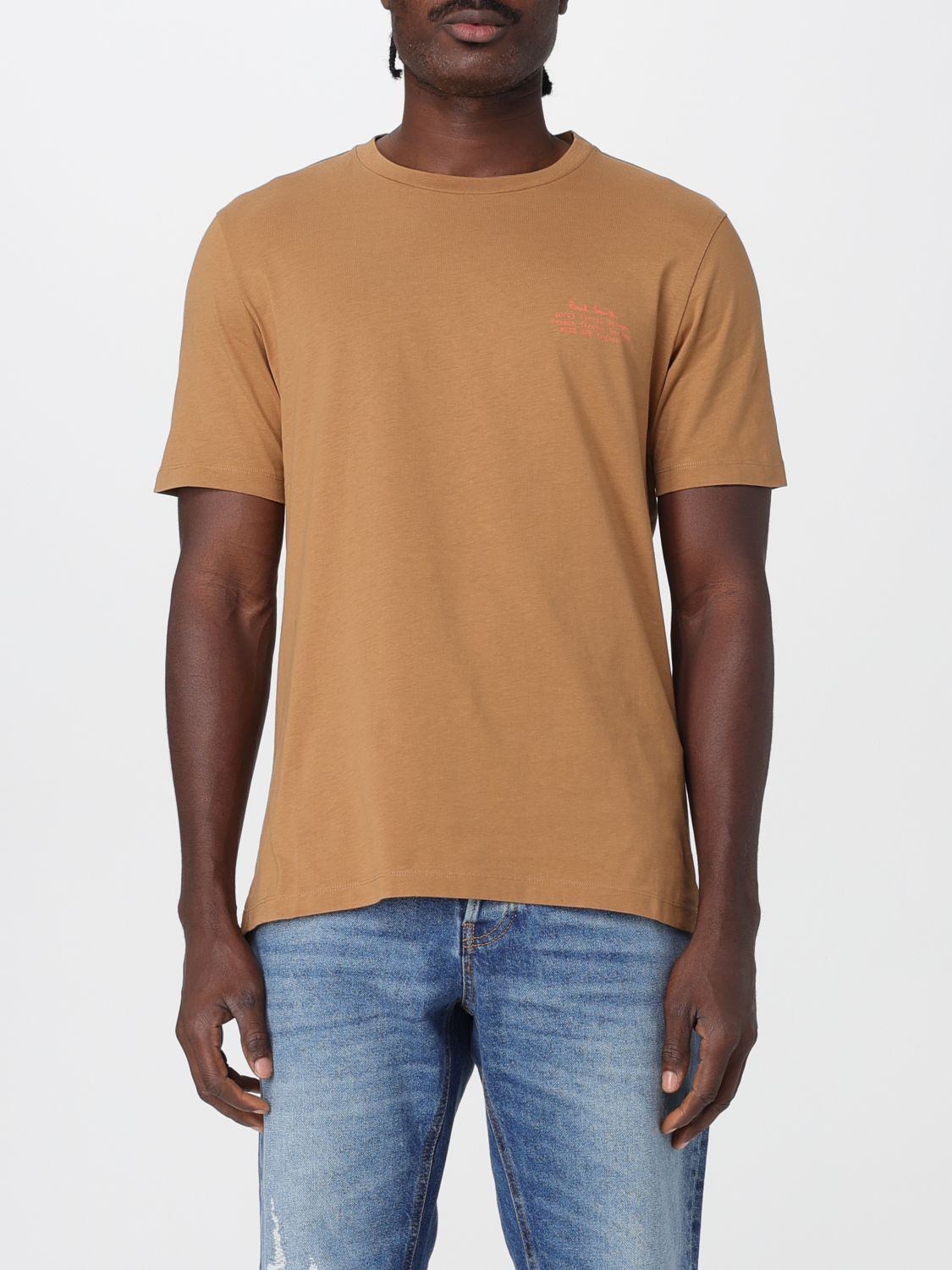Paul Smith T-shirt  Men Color Brown In Gold