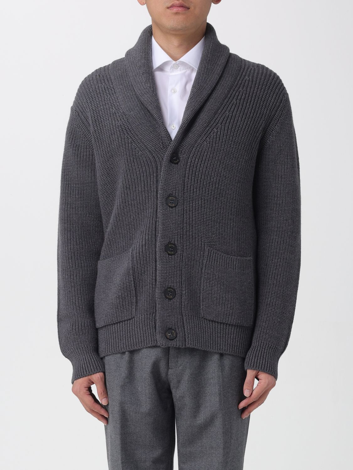 Drumohr Cardigan  Men Color Grey In Gray