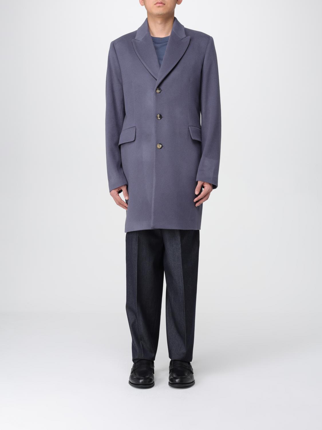 Coat PAUL SMITH Men color Blue