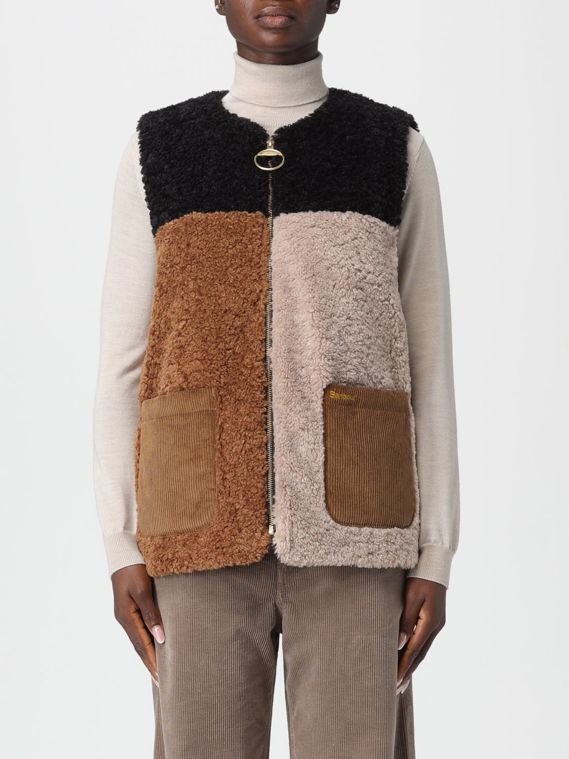 Barbour Coat  Woman Color Camel In Brown