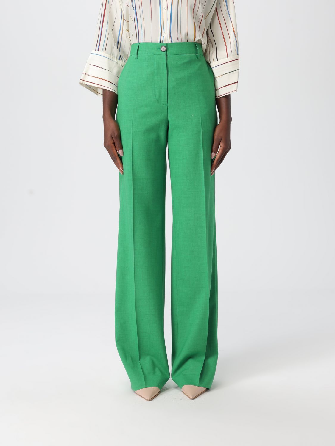 Paul Smith Pants  Woman Color Green In Multi