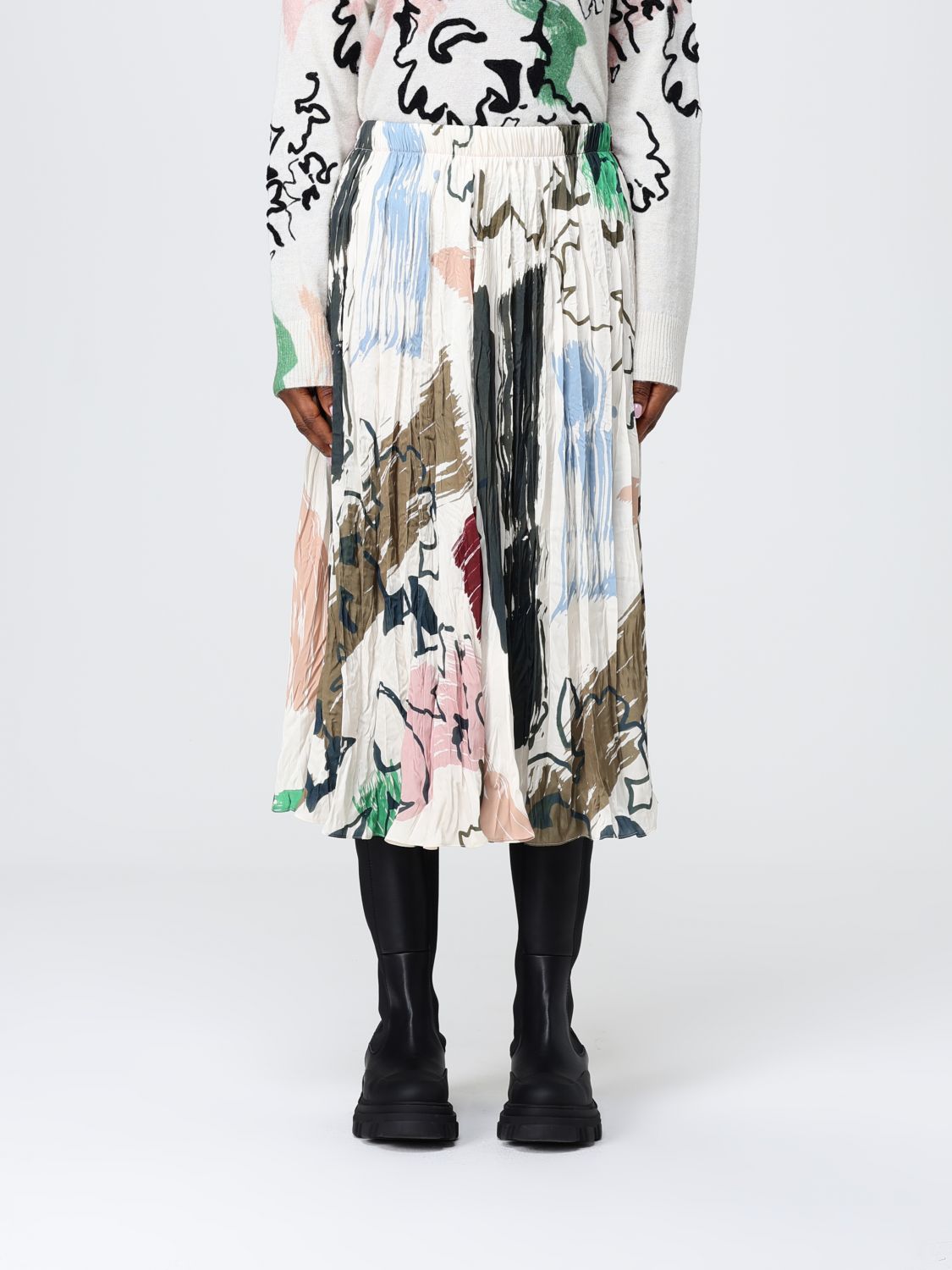 Paul Smith Skirt  Woman Color White In Multi