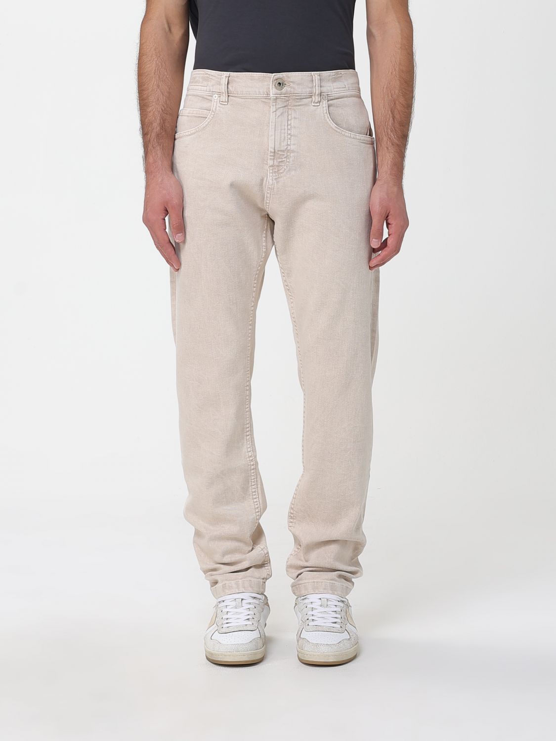 Eleventy Jeans Men color Sand