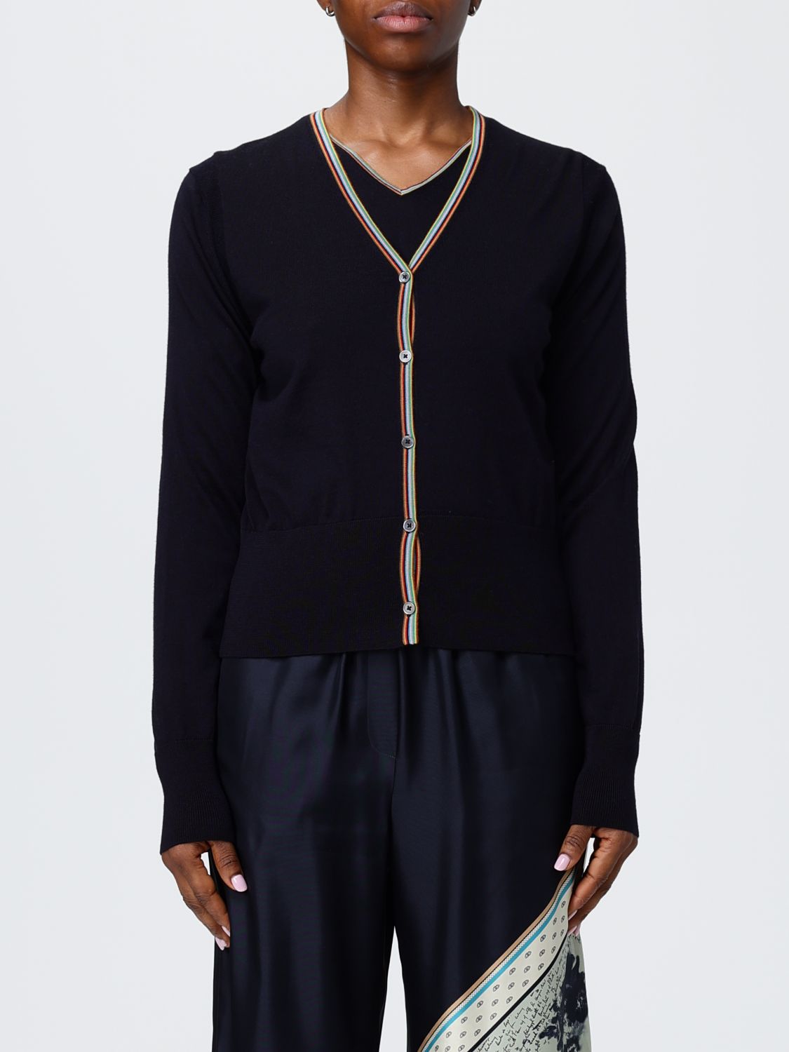 Paul Smith Cardigan  Woman Color Blue In Black