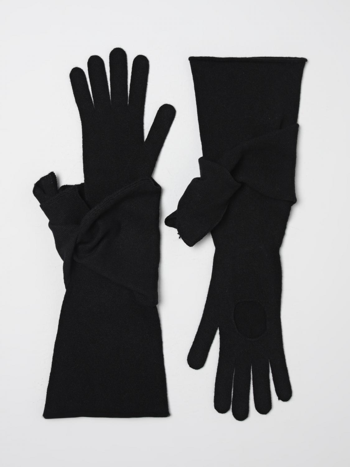 Gloves MOSCHINO COUTURE Woman color Black