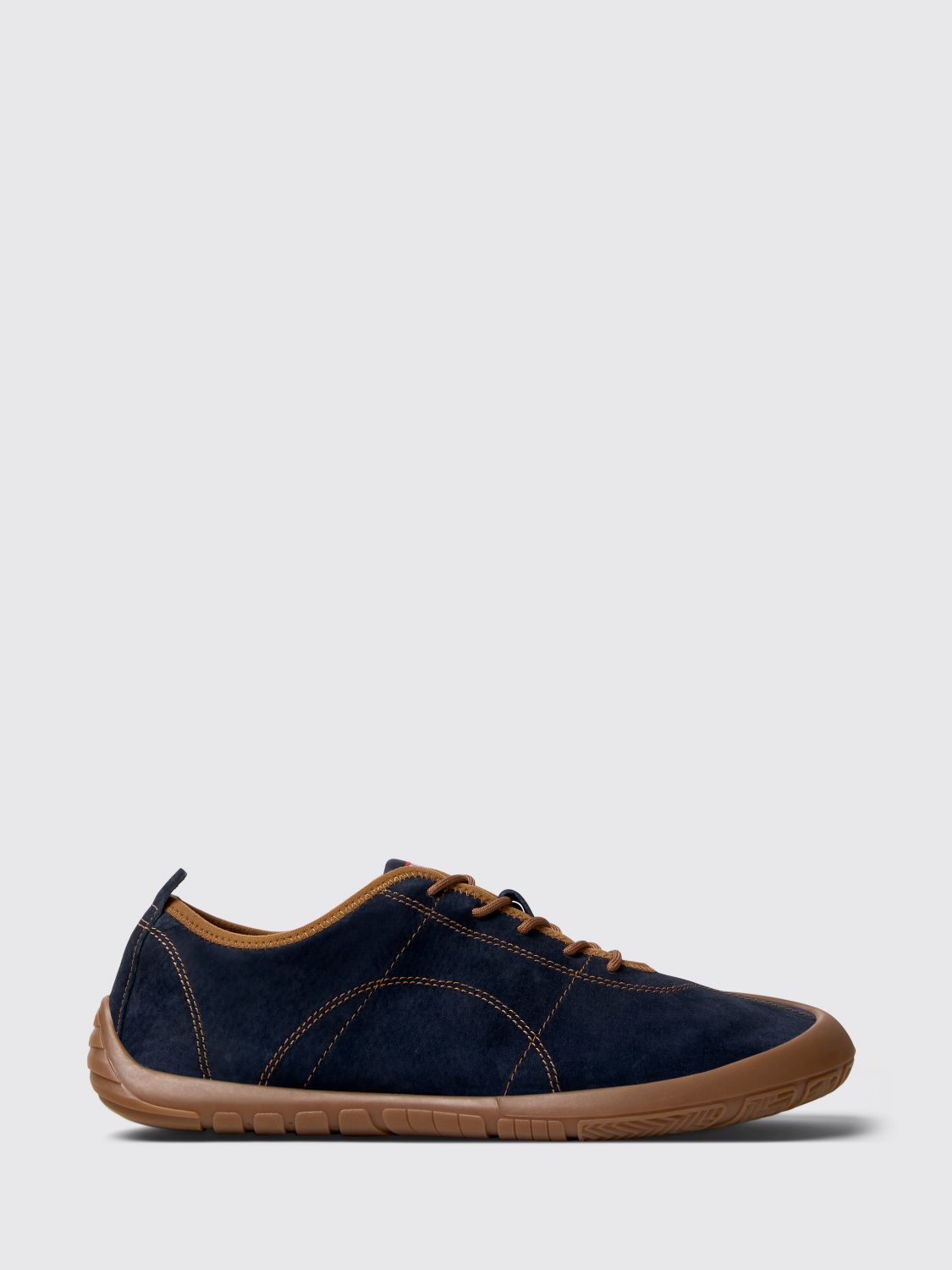 Camper Leather Lace-up Trainers In Animal Print