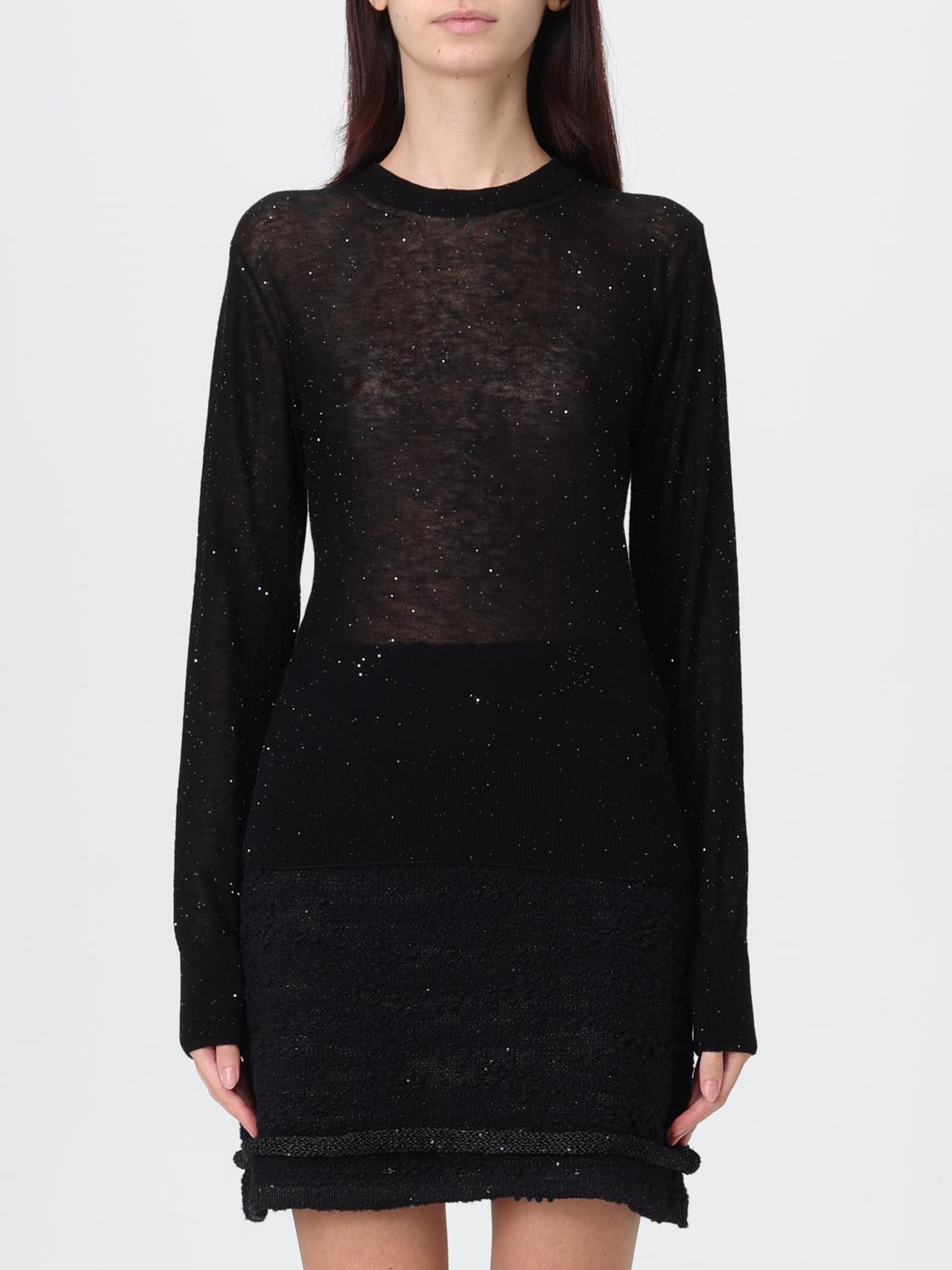 Genny Sweater  Woman Color Black In Black