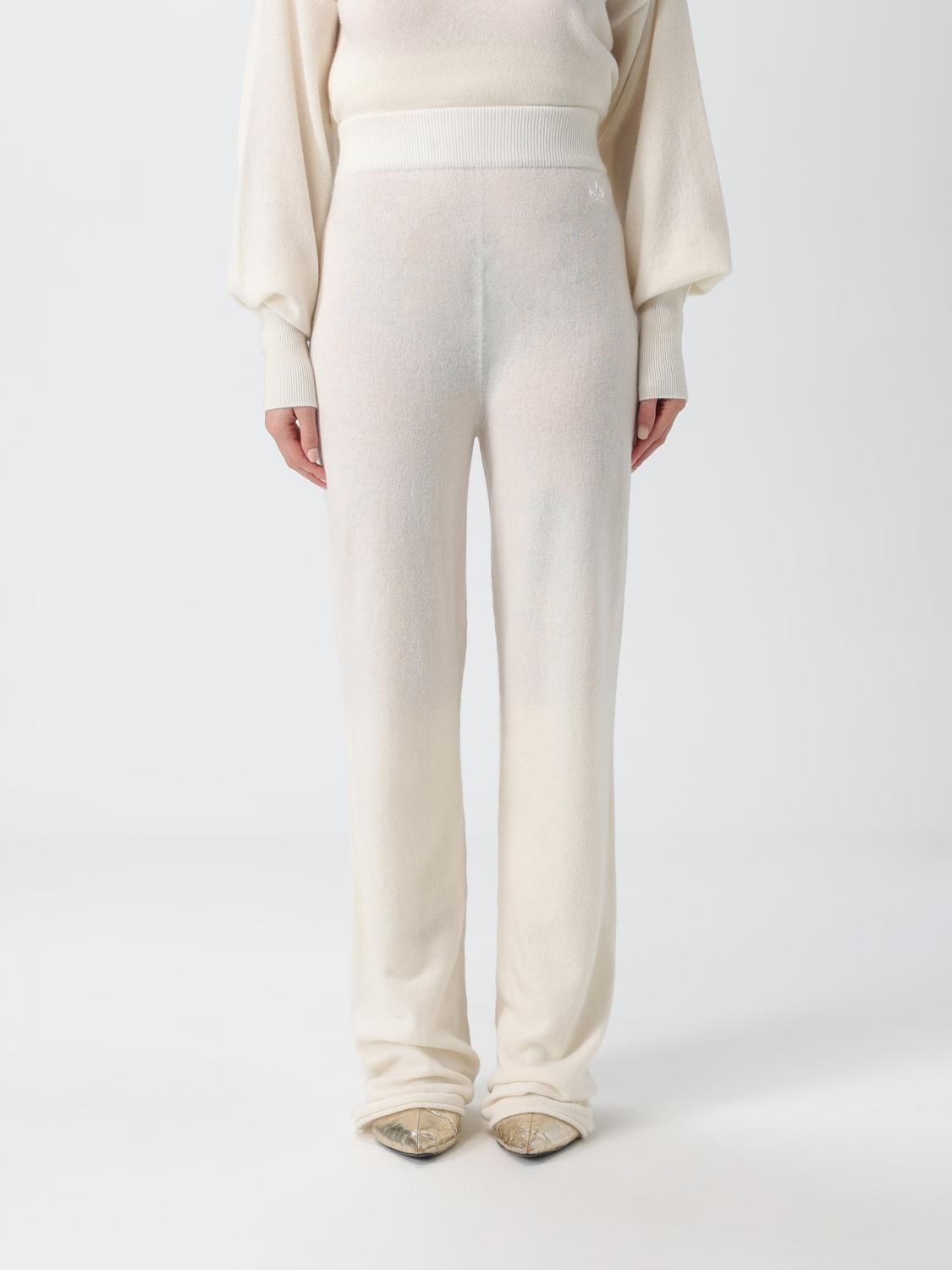 Genny Pants  Woman Color White In White
