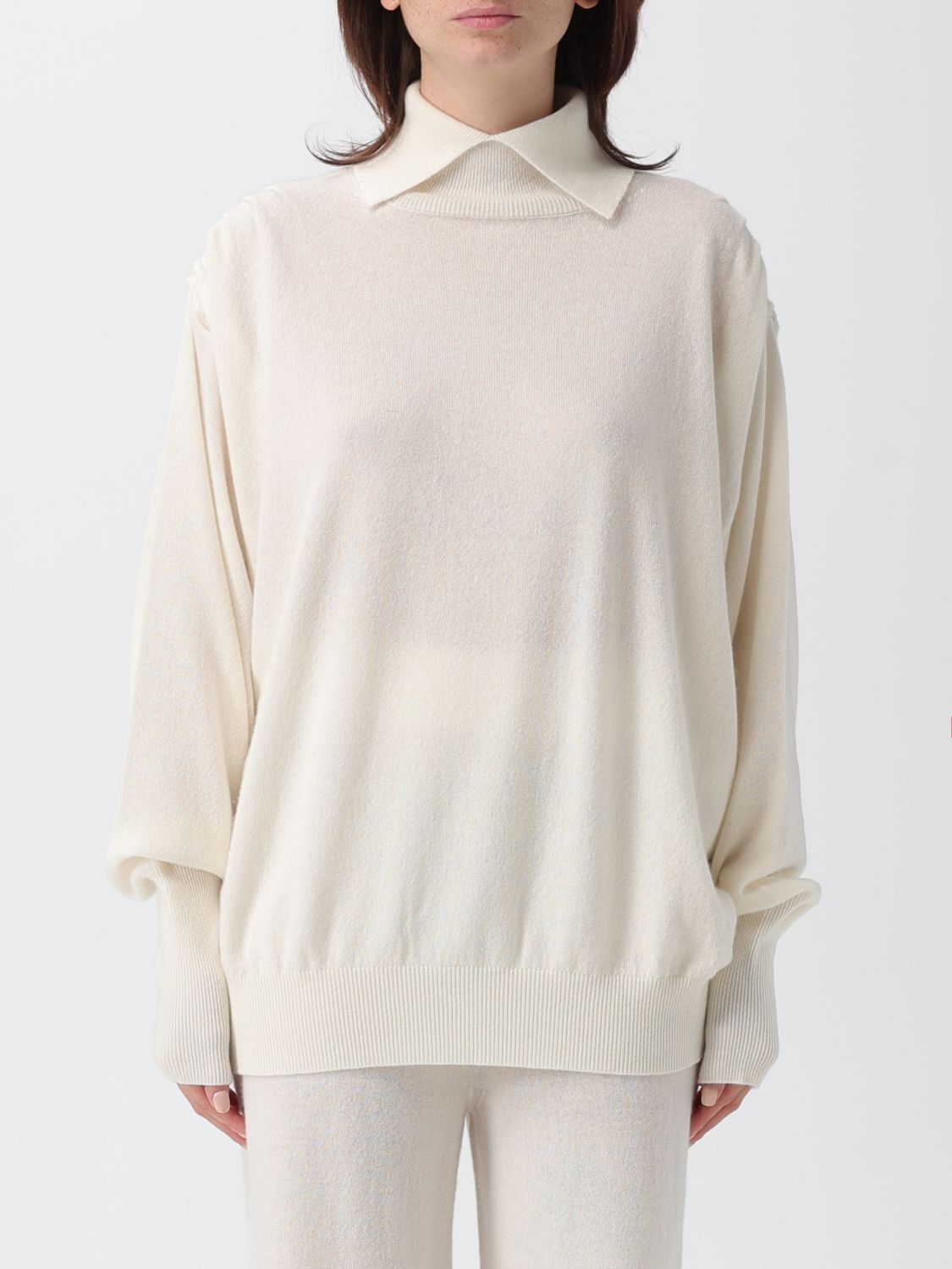 Genny Sweater Woman Color White In White