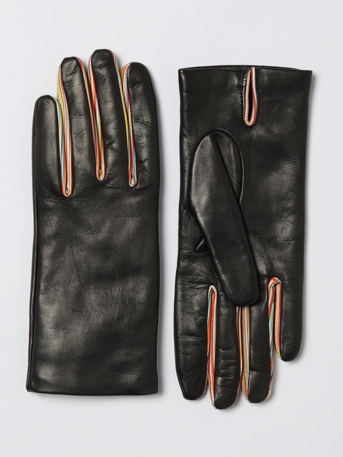 Gloves PAUL SMITH Woman color Black