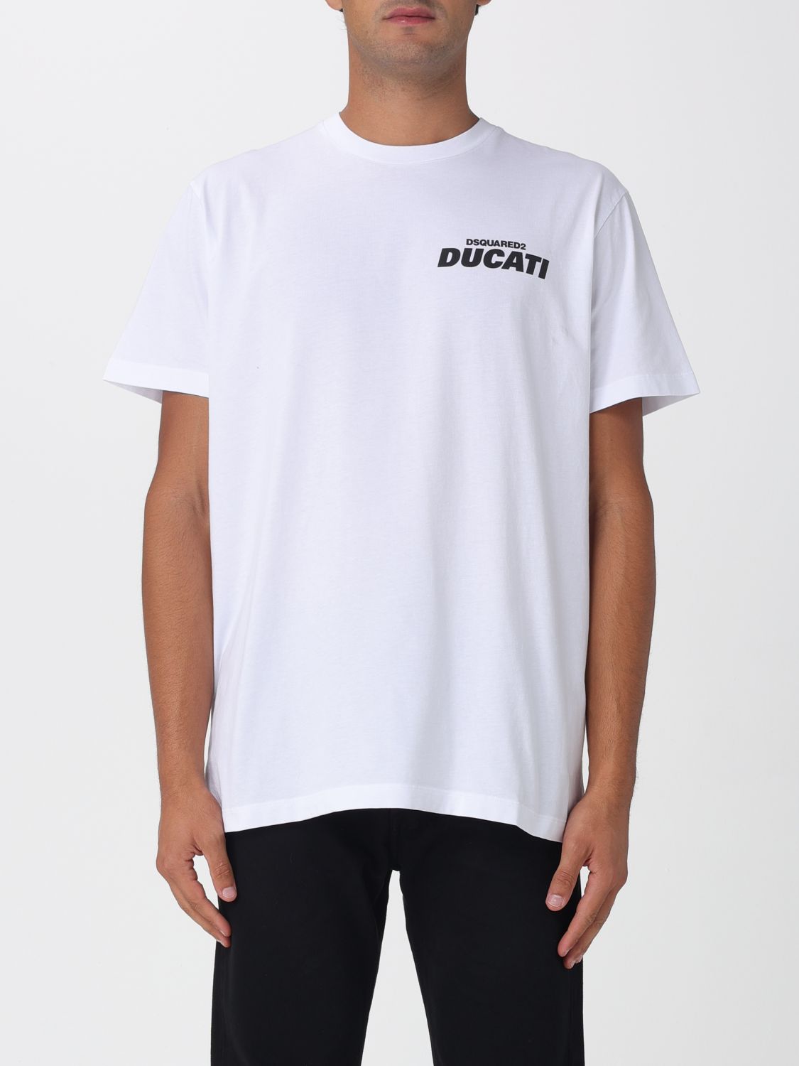 T-Shirt DSQUARED2 DUCATI Men color White