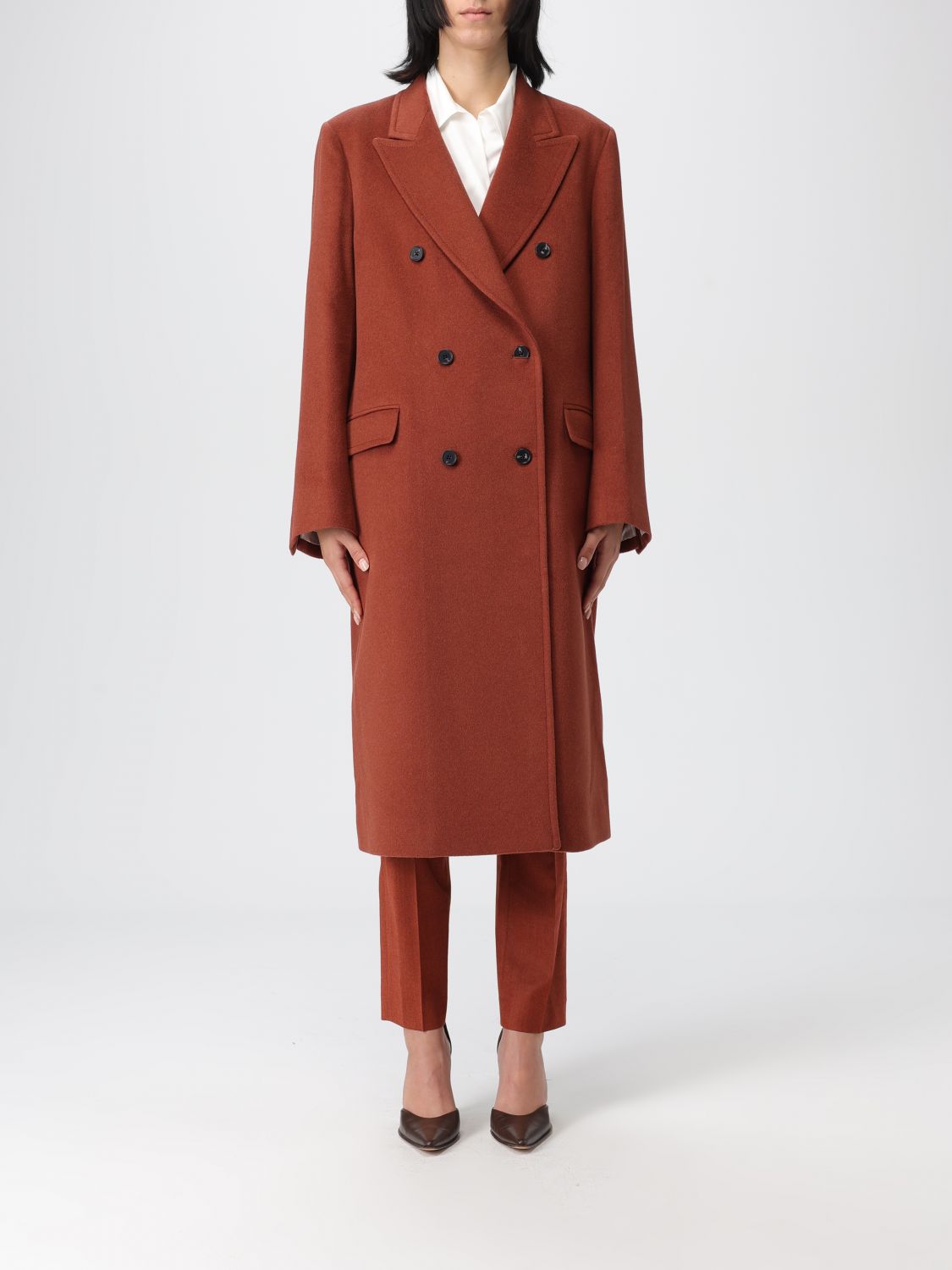 Paul Smith Coat  Woman Color Red In Orange