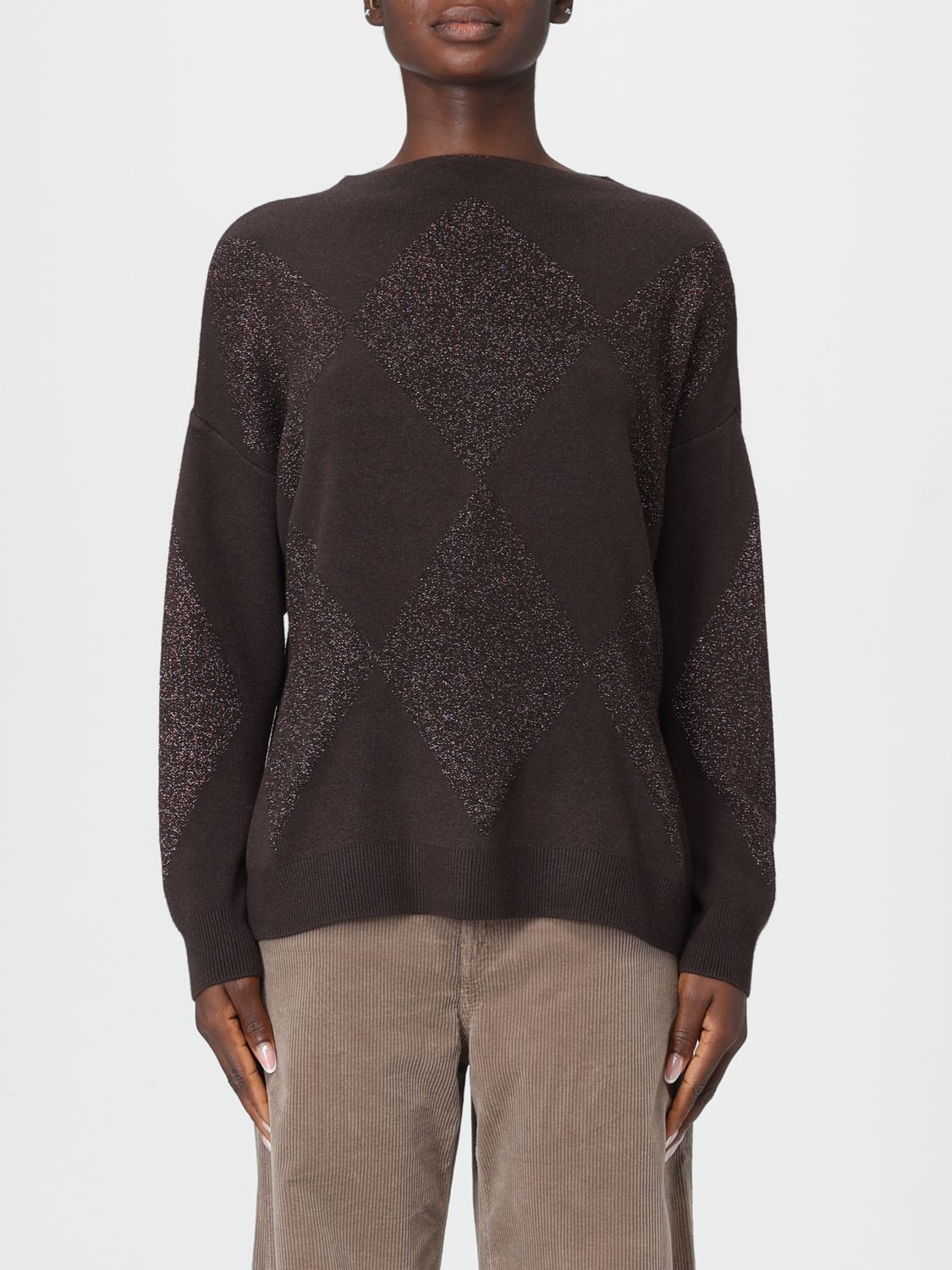 Kaos Sweater Woman Color Dark In Black