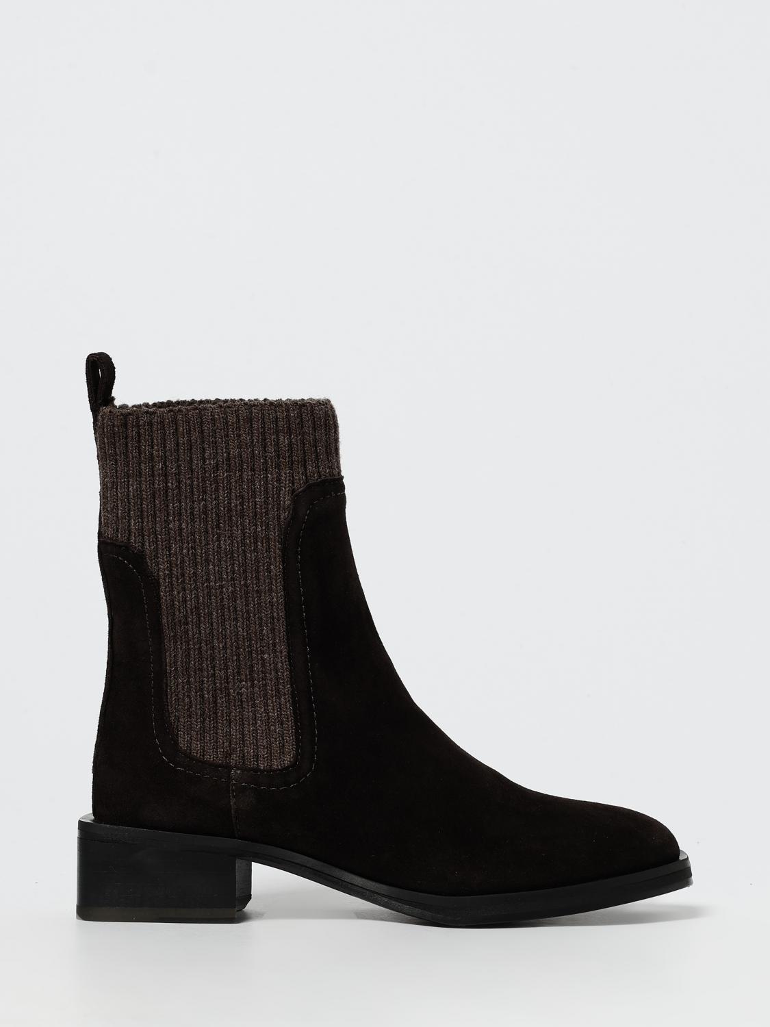 Paul Smith Womens Shoe Matola Dark Brown Suede In Brown