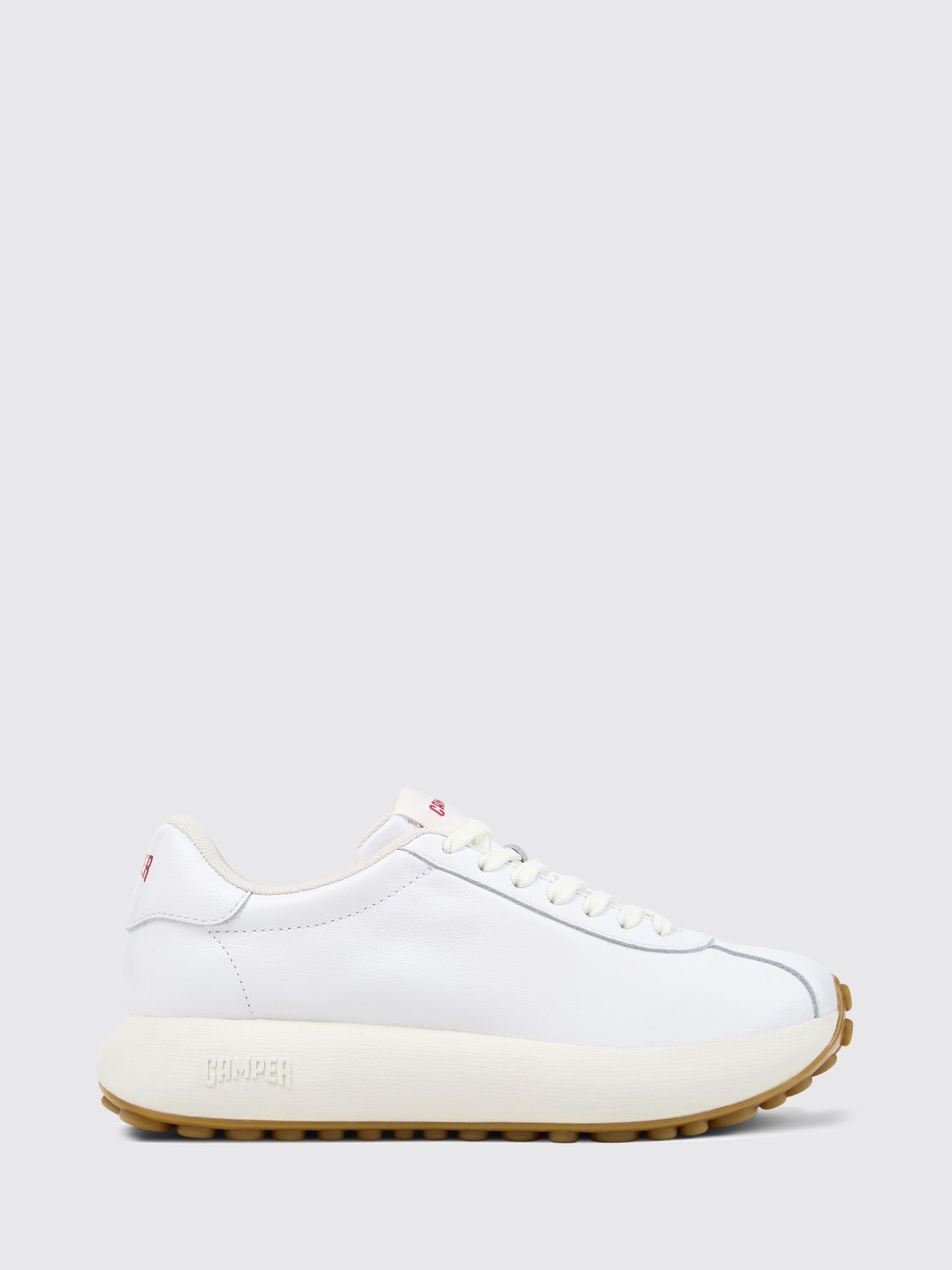 Camper Pelotas Athens Leather Sneakers In White