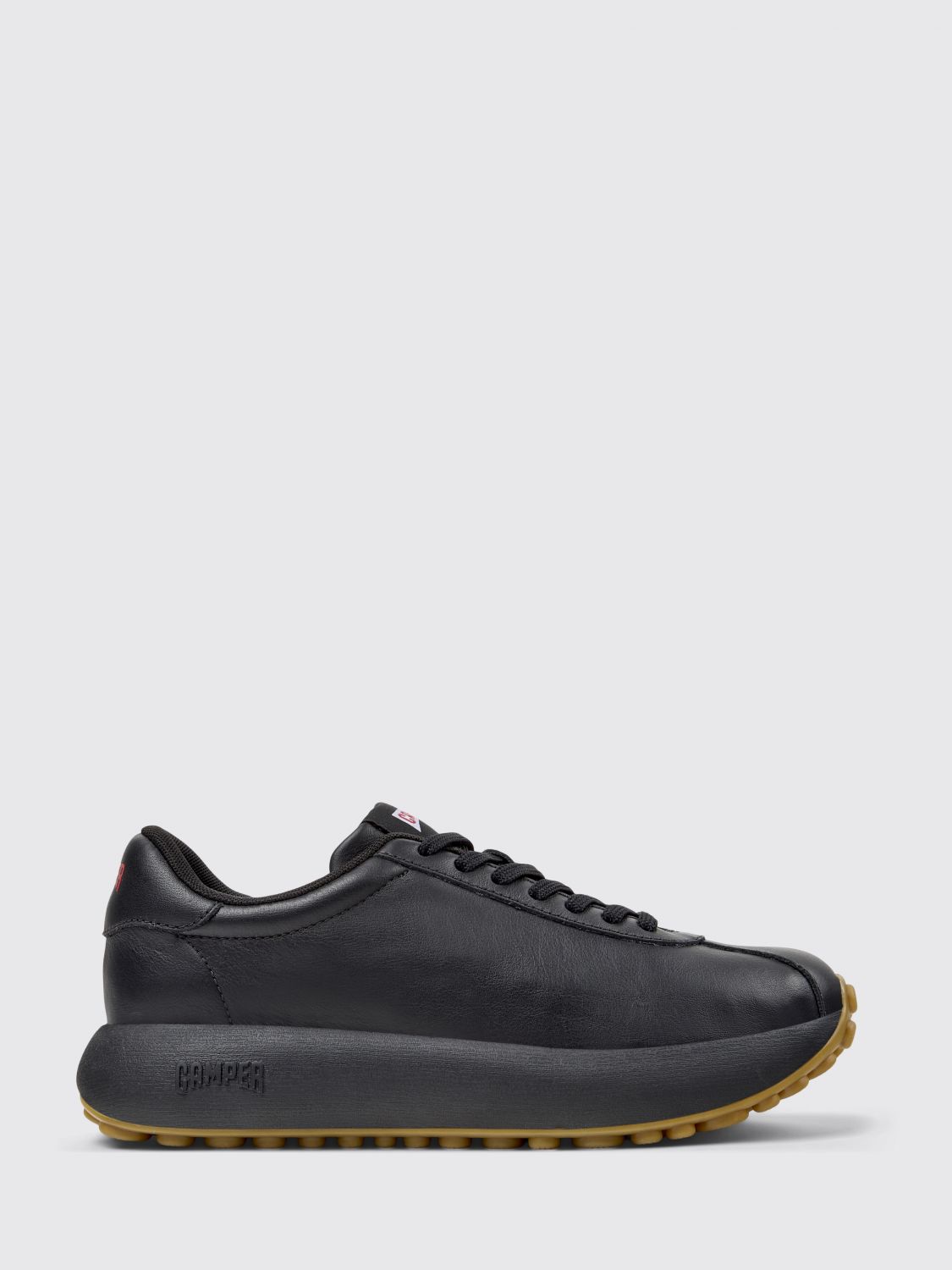 Camper Leather Pelotas Trainers In Black