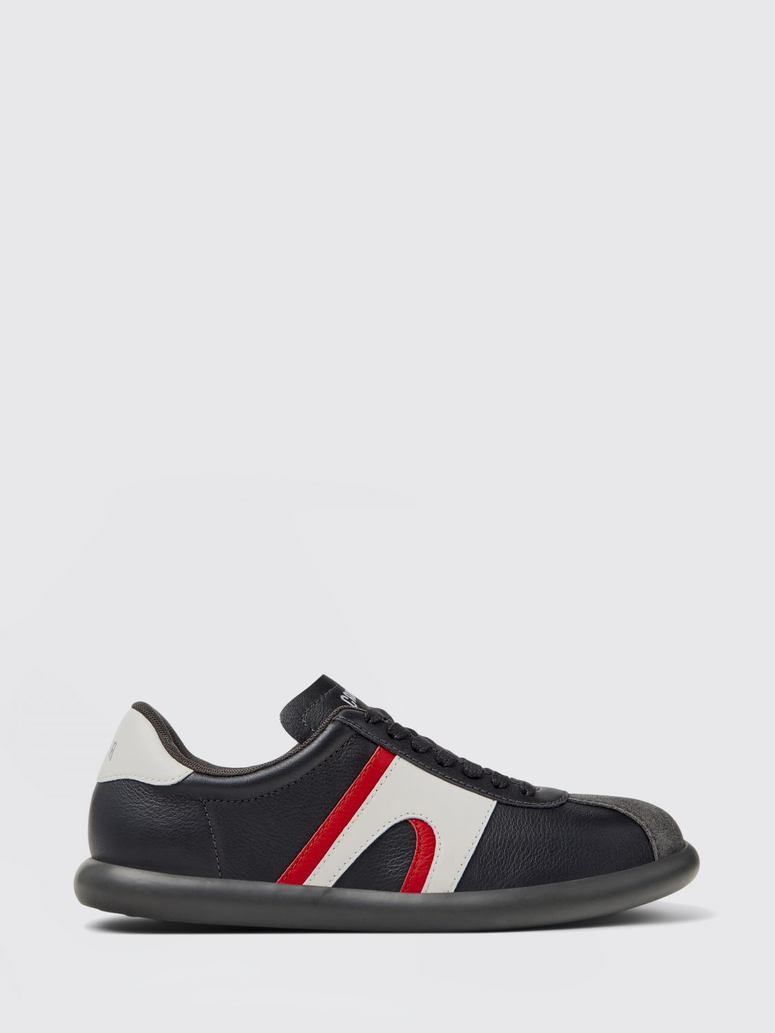 Camper Pelotas Soller Leather Sneakers In Black