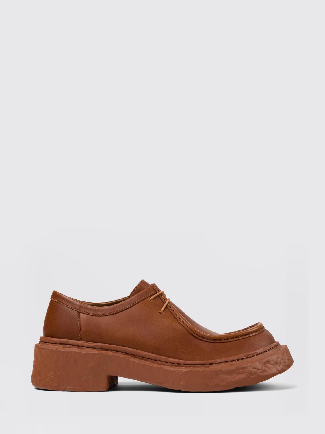 Camperlab Loafers Men Color Brown In Animal Print