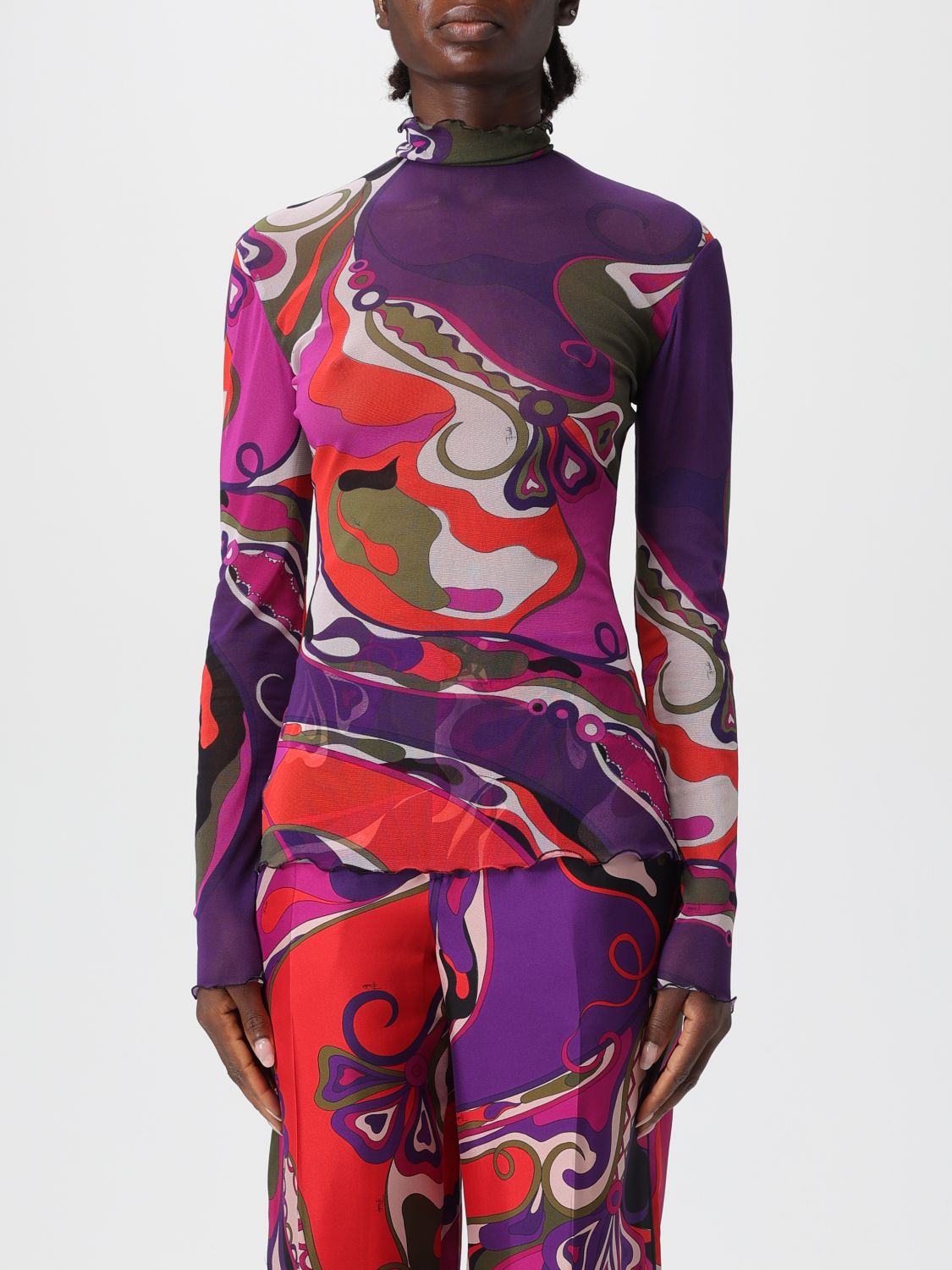 Pucci T-shirt  Woman Color Multicolor