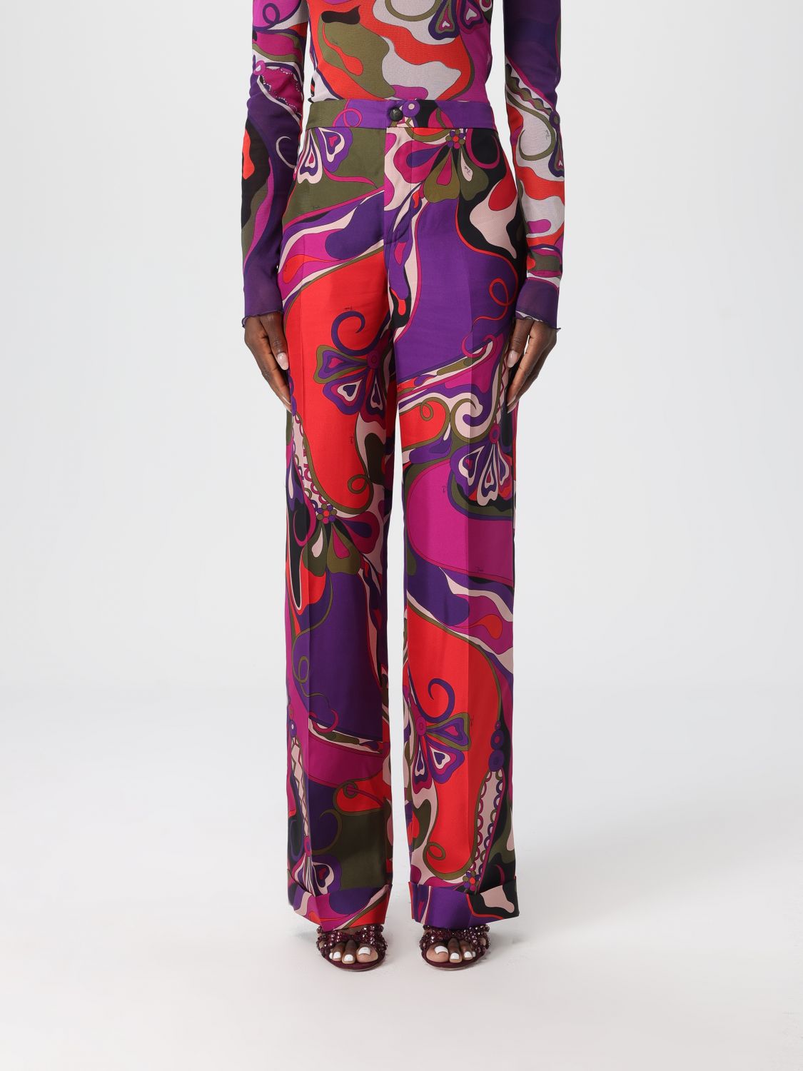 Pucci Pants  Woman Color Multicolor
