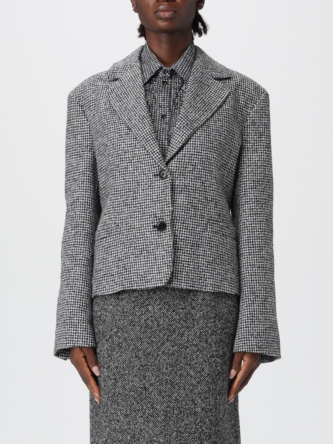 Ermanno Scervino Blazer  Woman Color Black In Gray