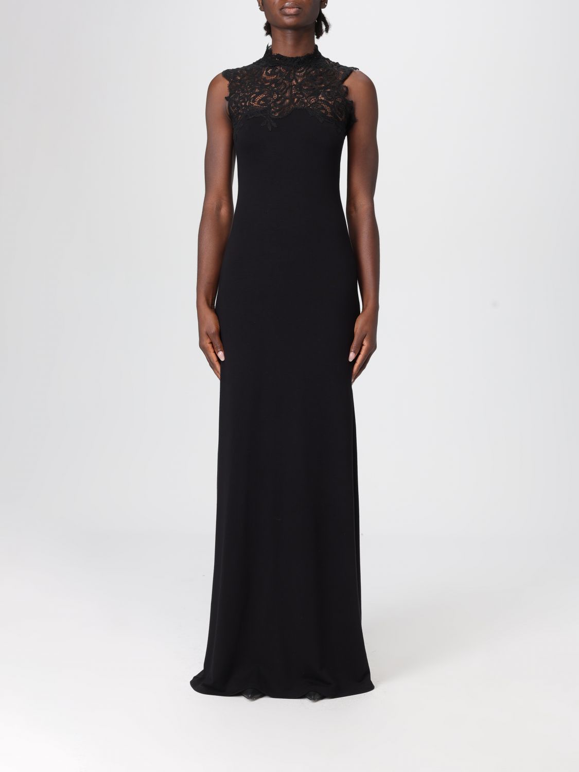 Dress Woman color Black - Ermanno Scervino - Modalova