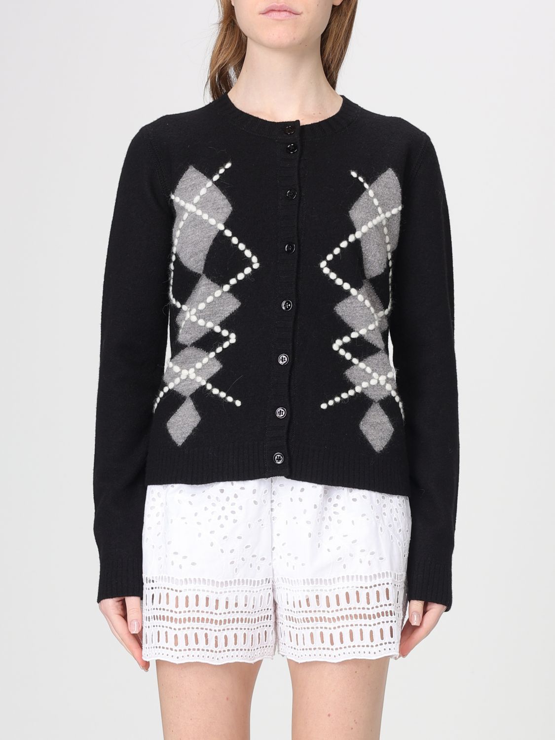 Ermanno Scervino Cardigan Woman  In Black