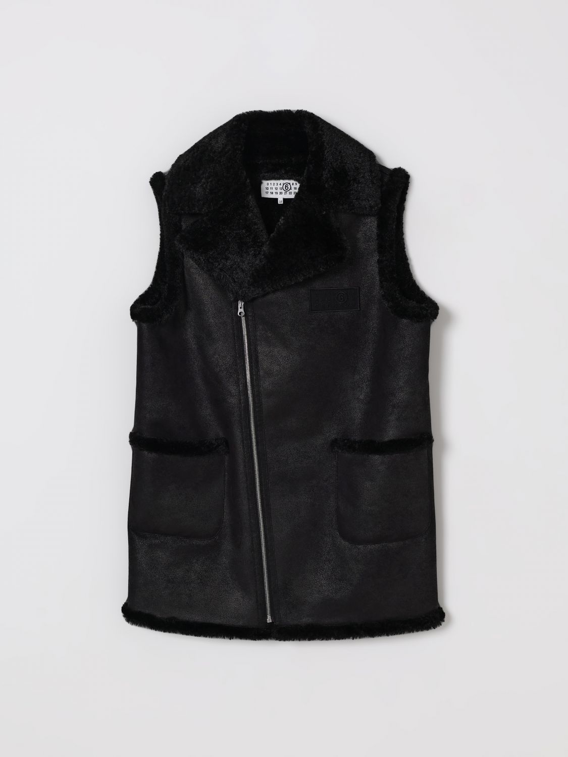 Mm6 Maison Margiela Coat Kids Color Black In Black