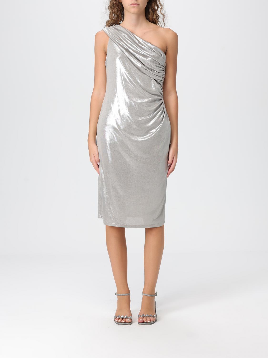 Ralph Lauren Dress Lauren  Woman Color Silver In Silver