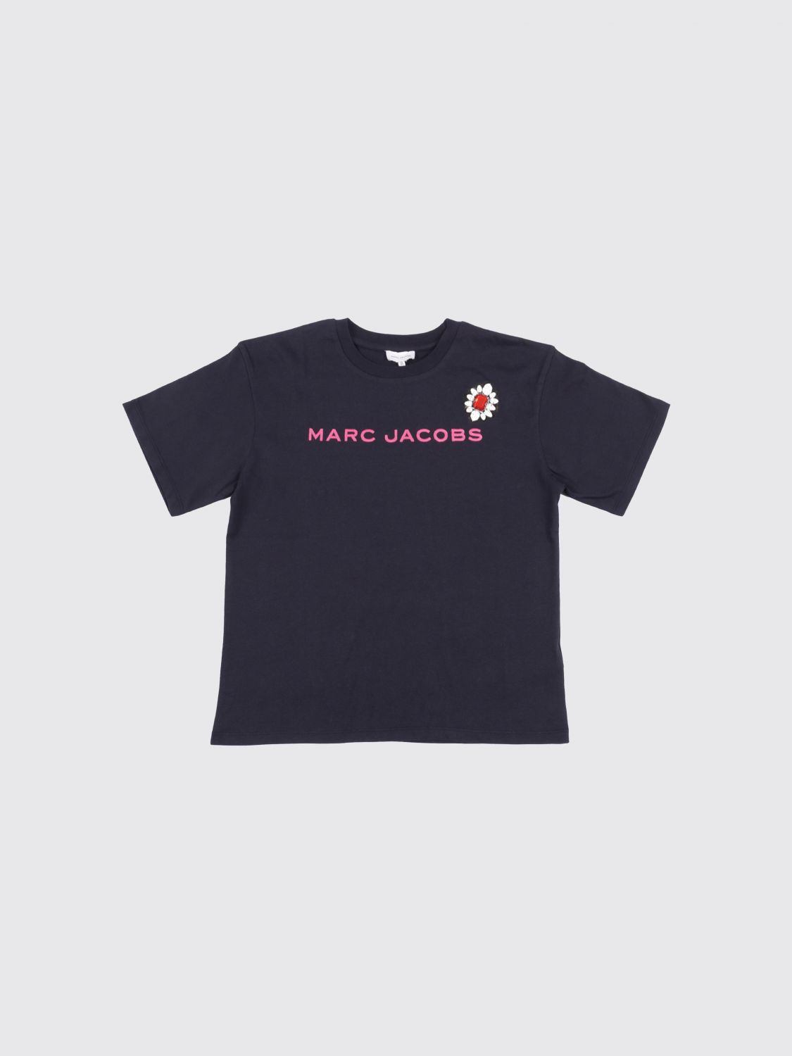 LITTLE MARC JACOBS T-Shirt Kids color Blue　LITTLE MARC JACOBS Tシャツ キッズカラー ブルー LITTLE